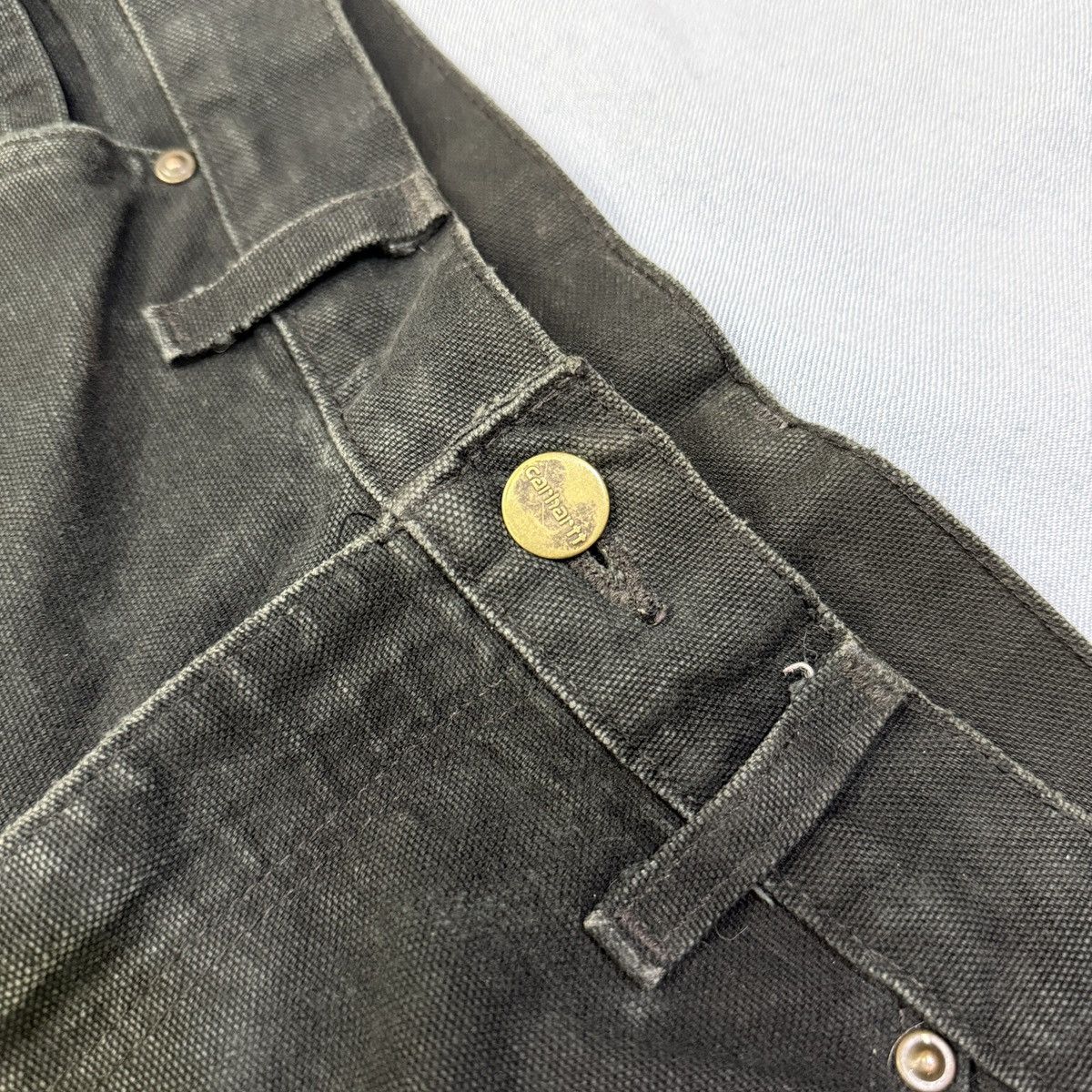 Carhartt Japanese Sashiko Carhartt Double knee Denim Size US 29 - 7 Thumbnail
