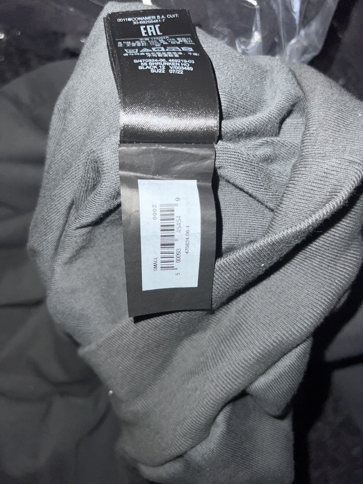 Balenciaga × Gap × Yeezy Yeezy gap balenciaga engineered shrunken hoodie Size US S / EU 44-46 / 1 - 6 Thumbnail
