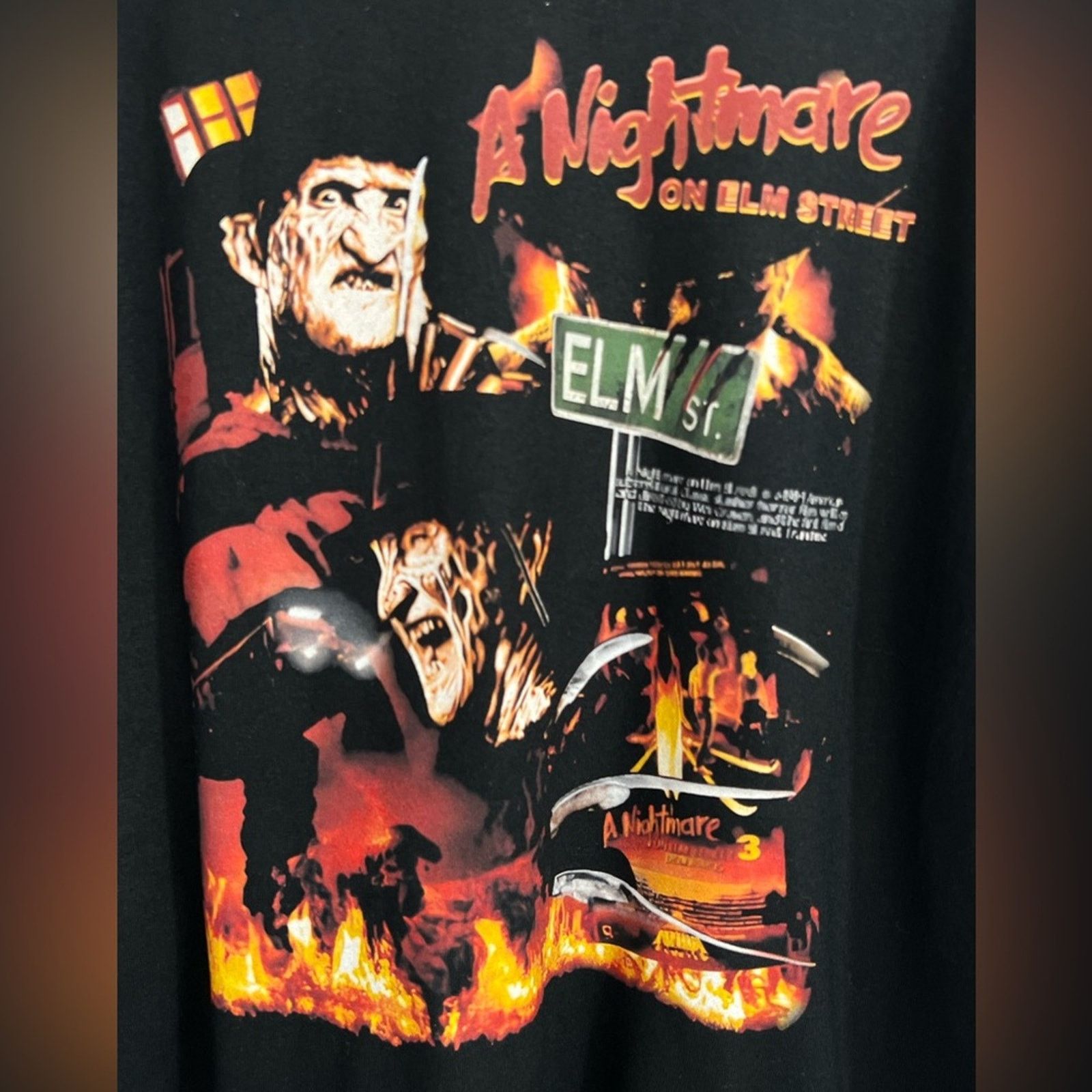 Expert Horror Nightmare on Elm Street Freddy Kreuger Big Print Size XL NEW Size US XL / EU 56 / 4 - 2 Thumbnail