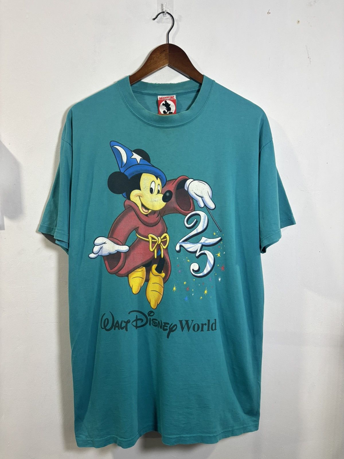 Disney × Mickey Mouse × Vintage Vintage Walt Disney World 25 Years Mickey Mouse Tshirt Size US L / EU 52-54 / 3 - 1 Thumbnail