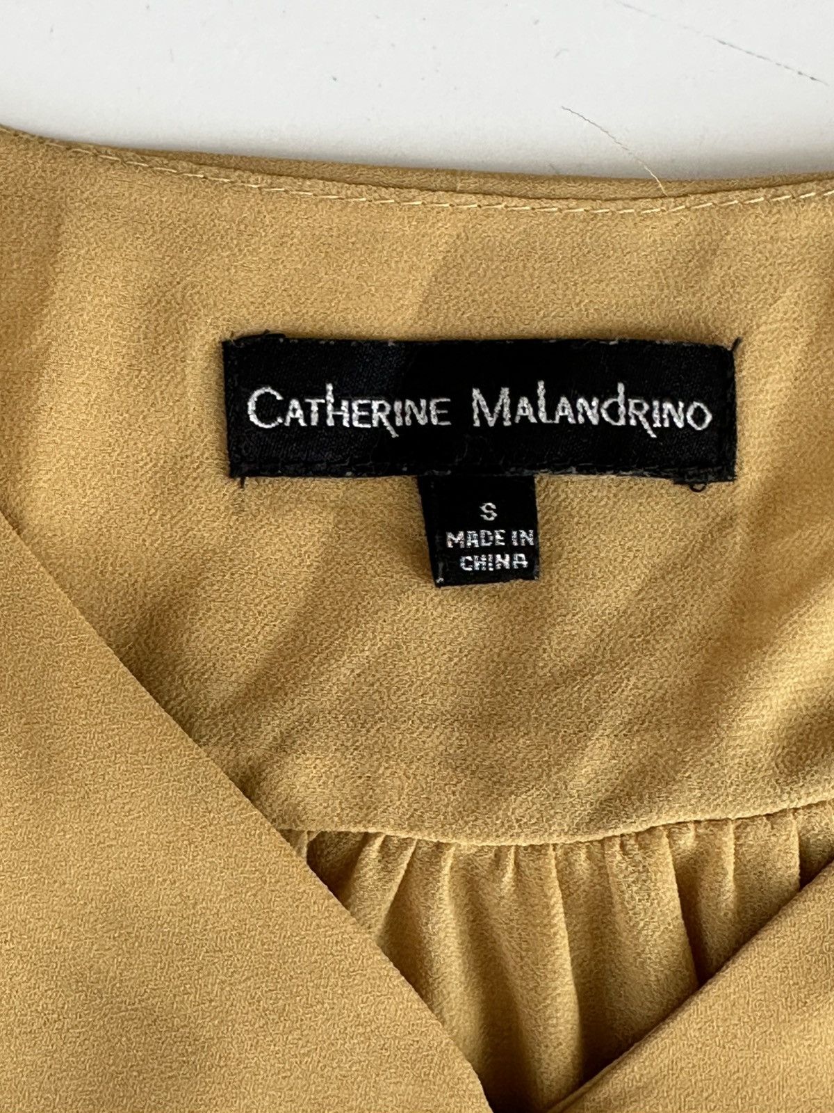 Vintage Vintage Catherine Malandrino Long Sleeve Blouse Button Up Size S / US 4 / IT 40 - 3 Thumbnail