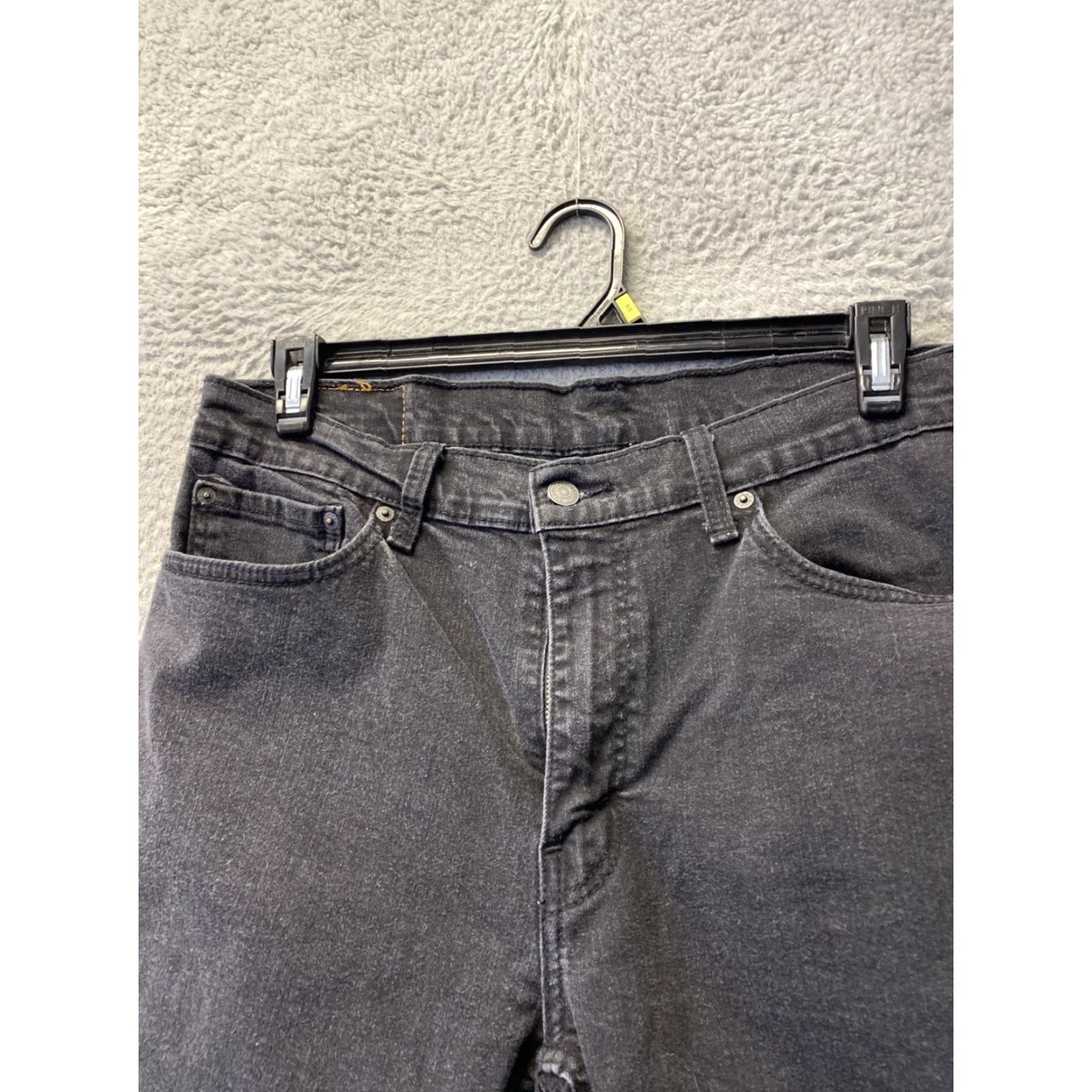 Levi's Levi’s 511 Jeans Slim Mens 36x30 Denim Black Mid Wash Stretch Zip Button 5-Pocket USA Size US 36 / EU 52 - 2 Thumbnail