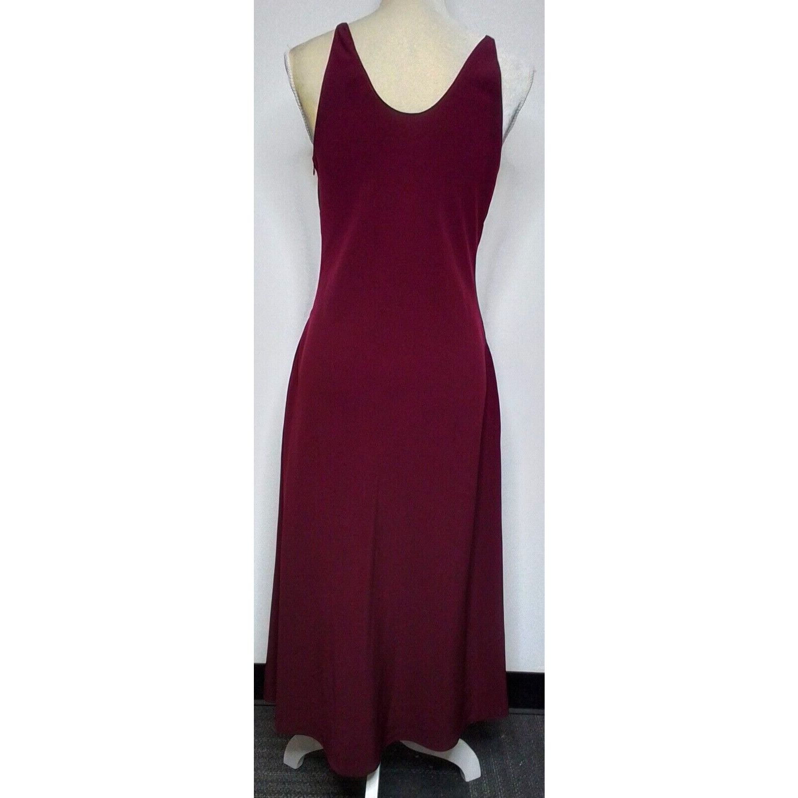 Other Tome Collective Dress Women's 6 Maxi Burgundy & Gray Size M / US 6-8 / IT 42-44 - 4 Thumbnail