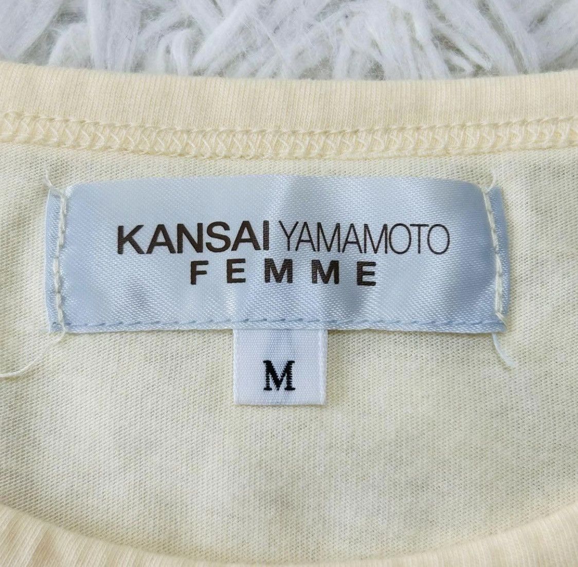 Kansai Yamamoto KANSAI YAMAMOTO FEMME Logo Print T-Shirt Yellow Women’s M Size M / US 6-8 / IT 42-44 - 7 Thumbnail
