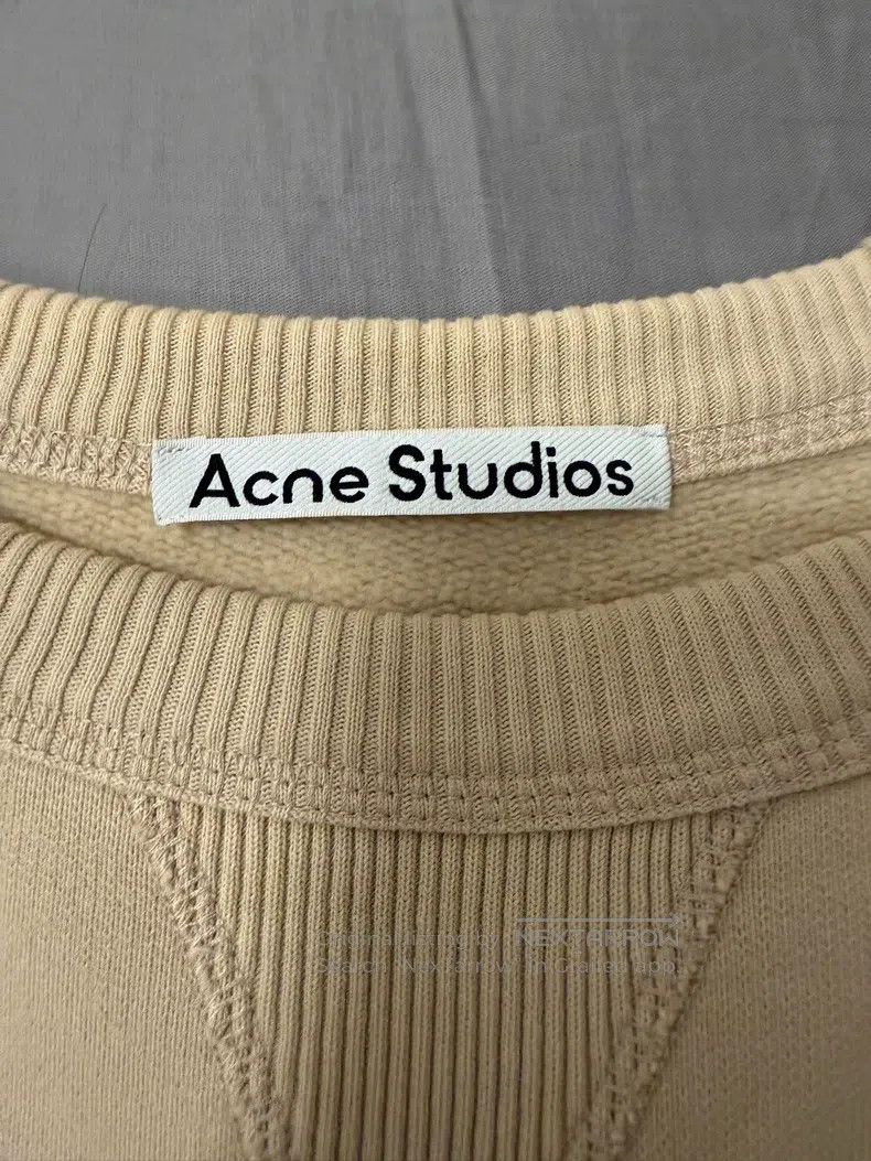 Acne Studios Acne Studios Beige Oatmeal Crewneck Long Sleeve Sweatshirt Size US S / EU 44-46 / 1 - 4 Thumbnail