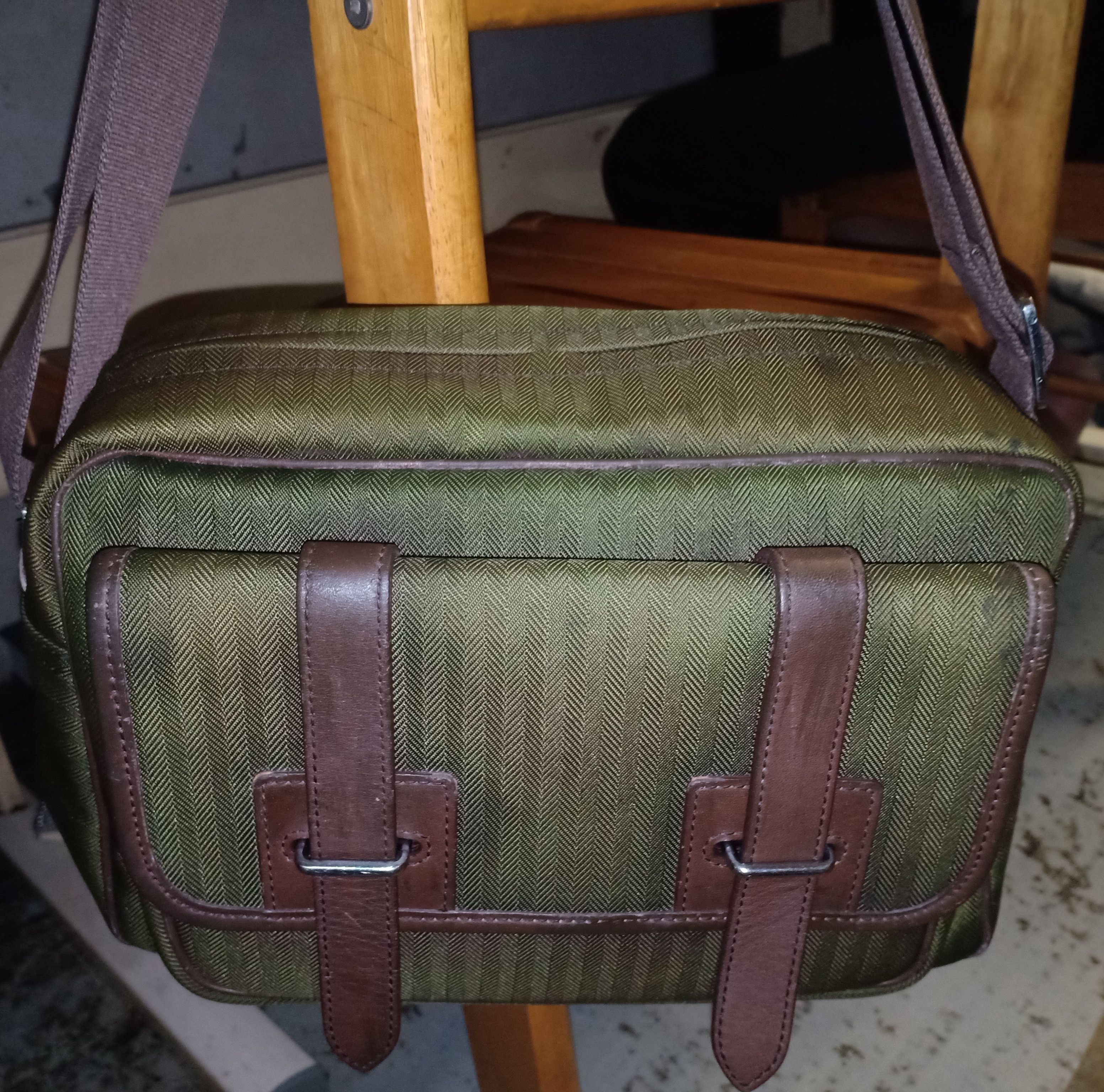 Hermes Original Hermes Steve Limited Edition Nylon Olive Green Size ONE SIZE - 1 Thumbnail