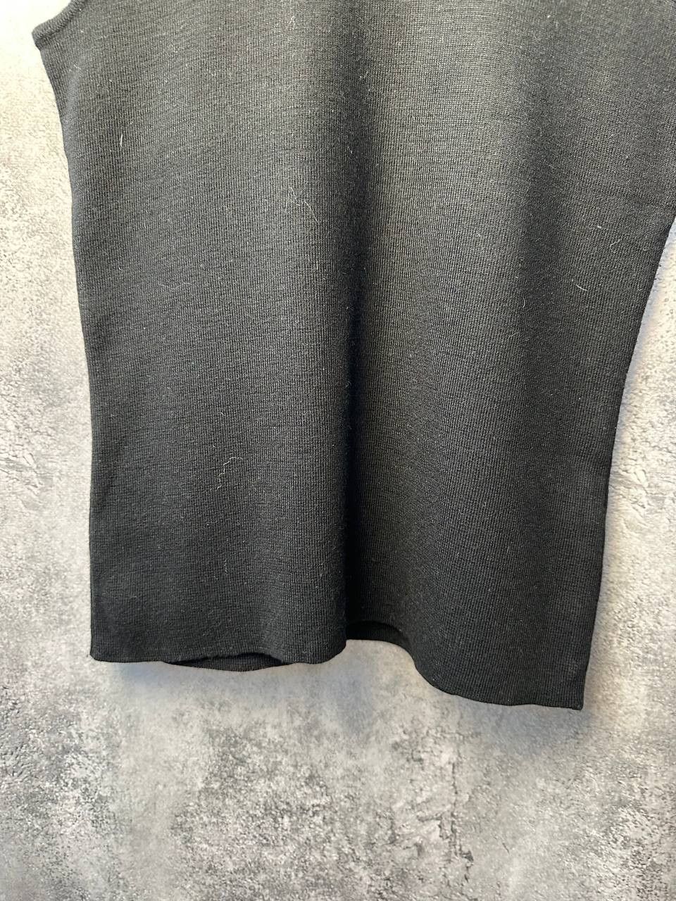 Other Sem Per Lei Turtle Neck Sweater Vest Black Stretched Size M / US 6-8 / IT 42-44 - 7 Thumbnail