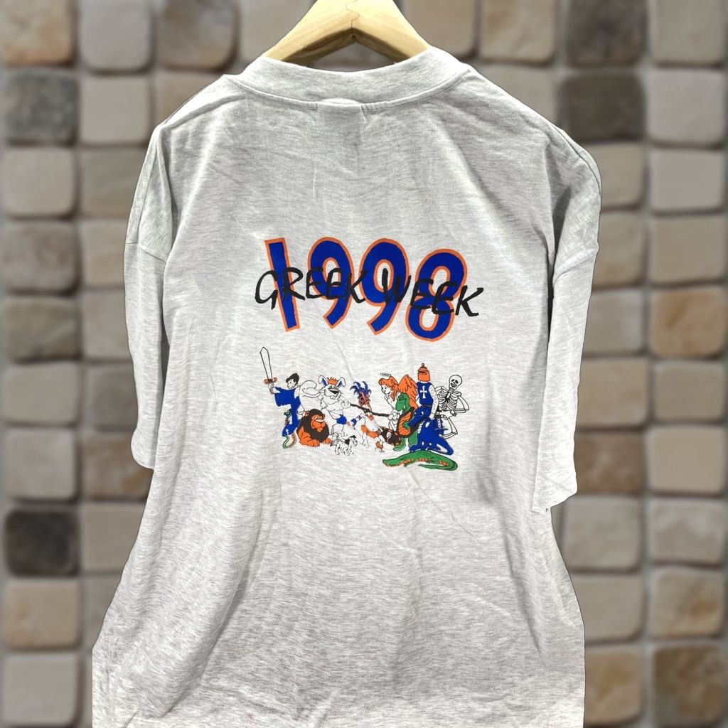 16Arlington VINTAGE University Texas Arlington Greek Week TShirt Men 2XL Gray NOS 1998 Size US XXL / EU 58 / 5 - 1 Thumbnail