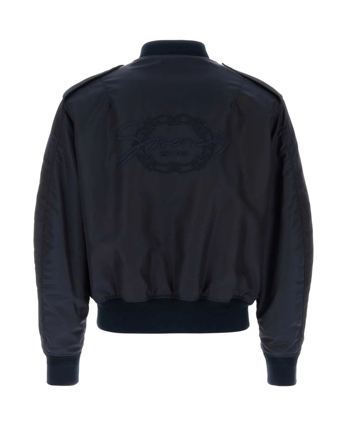 Givenchy o1n1vont0326 Nylon Bomber Jacket in Nevy Blue Size US M / EU 48-50 / 2 - 2 Thumbnail