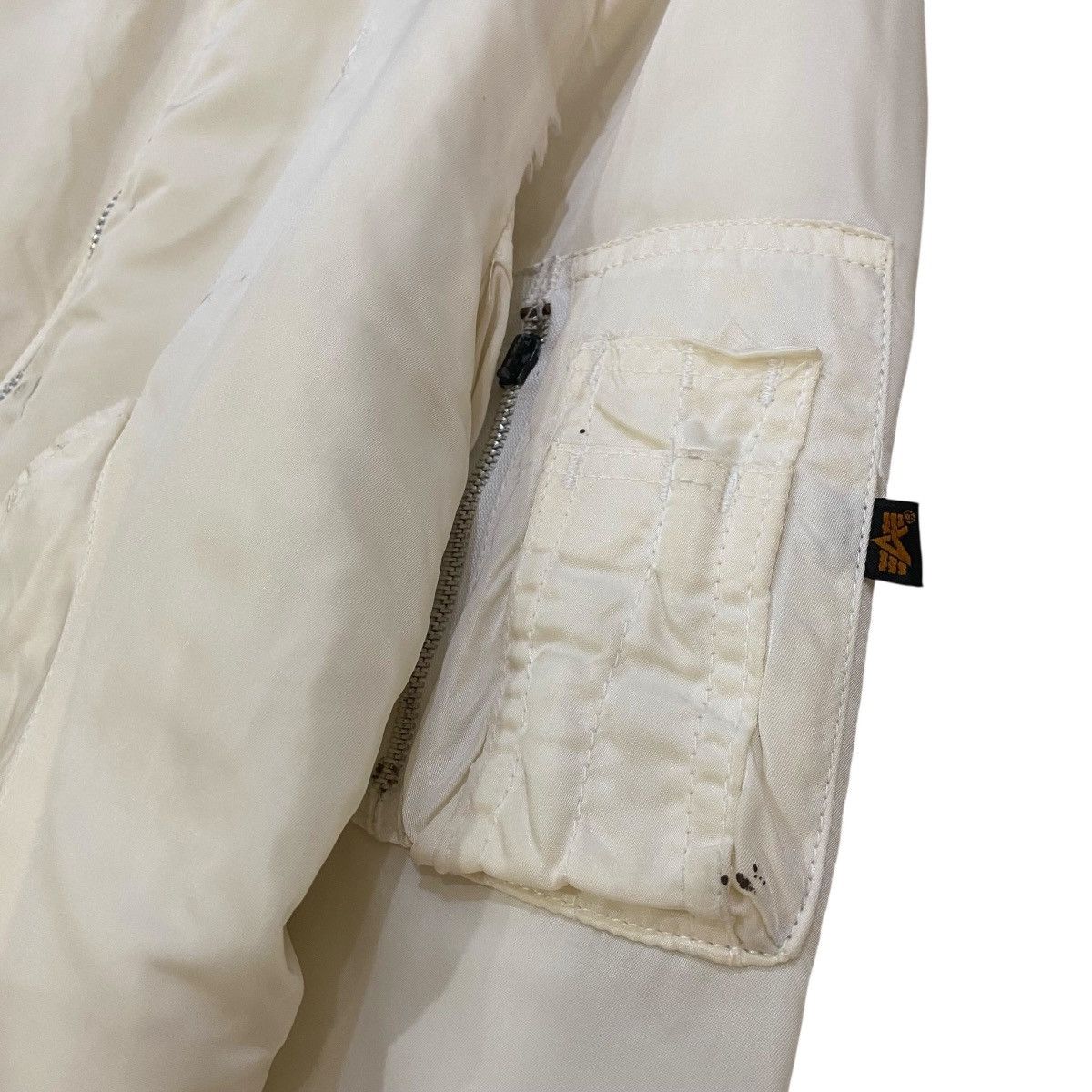 Alpha Industries ⚡️ALPHA INDUSTRIES SPLATERRED TYPE MA-1 FLYERS BOMBER JACKET Size US L / EU 52-54 / 3 - 6 Thumbnail