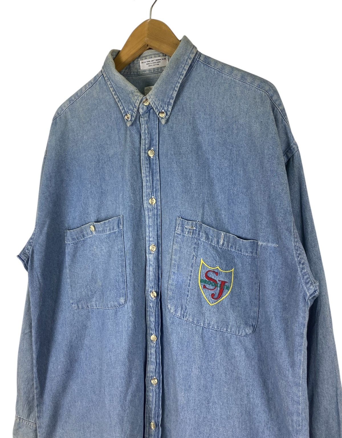 Cross Colours Vintage 40 Acres and A Mule Filmworks Spike Lee Denim Shir Size US XL / EU 56 / 4 - 3 Thumbnail