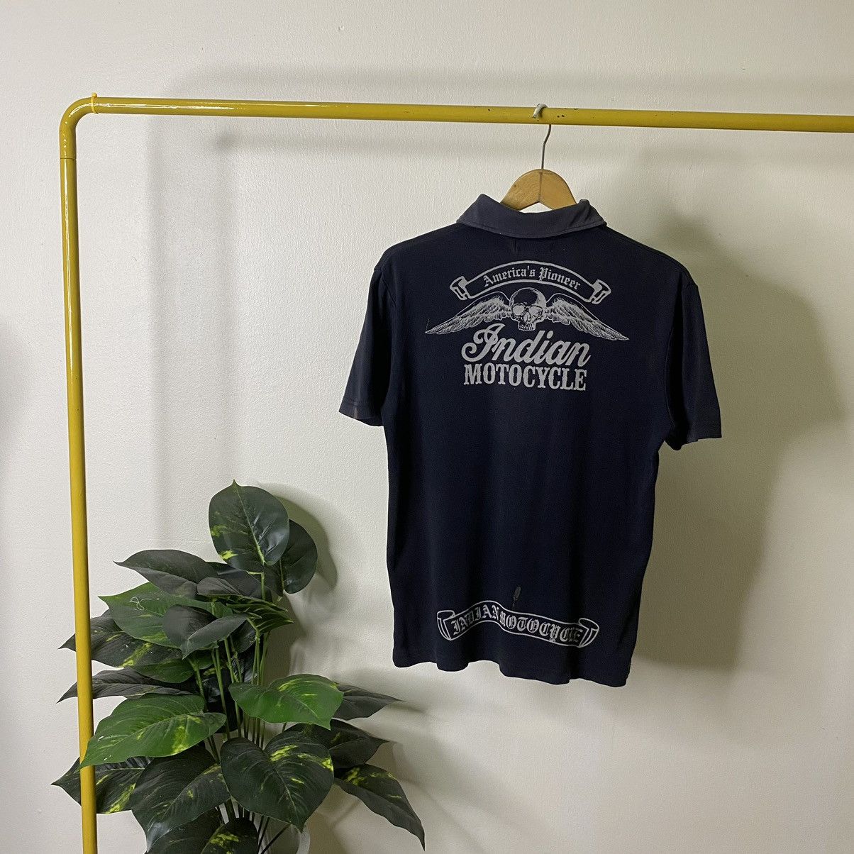 Harley Davidson × Indian Motorcycle Indian Motorcycle America's Pioneer Chrome Hearts Style Polo Size US S / EU 44-46 / 1 - 1 Thumbnail