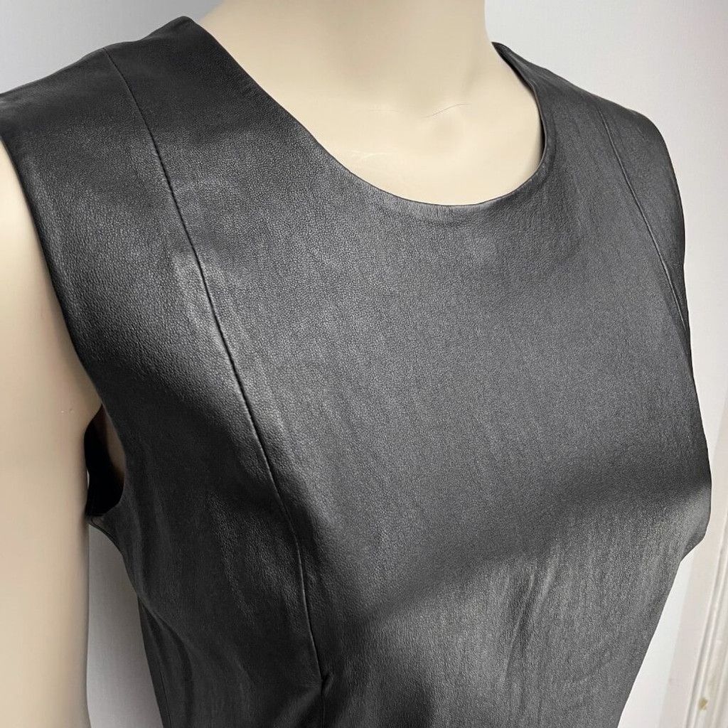 By Malene Birger MALENE BIRGER Sheep Leather Pencil Sheat Midi Dress Size 38 Size S / US 4 / IT 40 - 10 Thumbnail