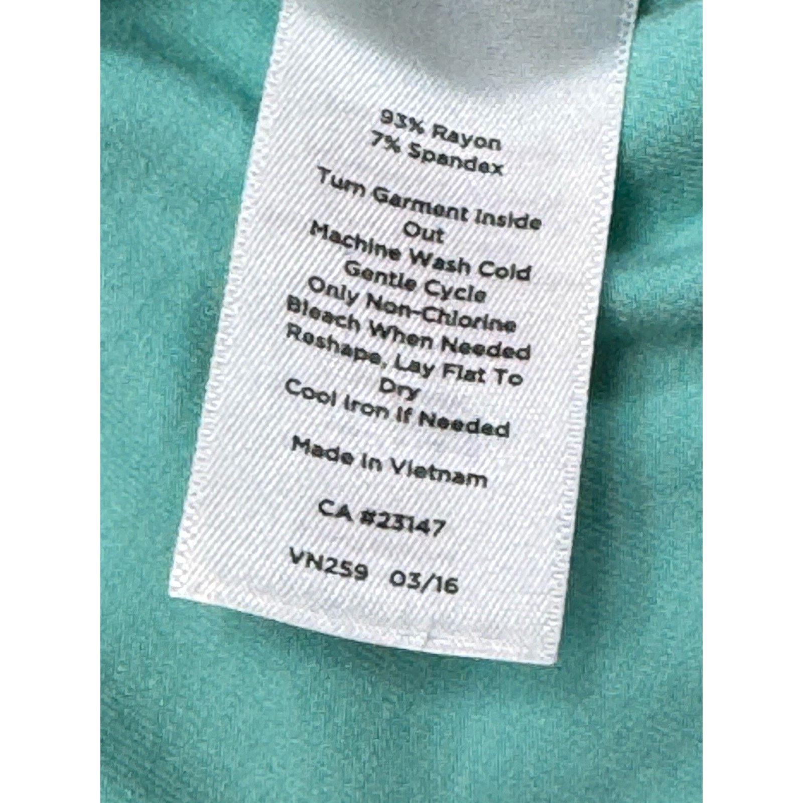Other Talbots Top Women M Blue Scoop Neck Tee Rayon Stretch Casual Size M / US 6-8 / IT 42-44 - 6 Thumbnail