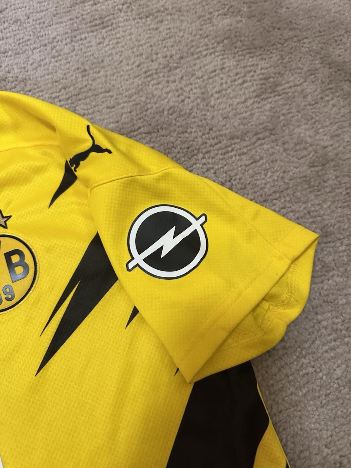 Puma BORUSSIA DORTMUND 2020 2021 HOE FOOTBALL SHIRT SOCCER JERSEY Size US L / EU 52-54 / 3 - 6 Thumbnail