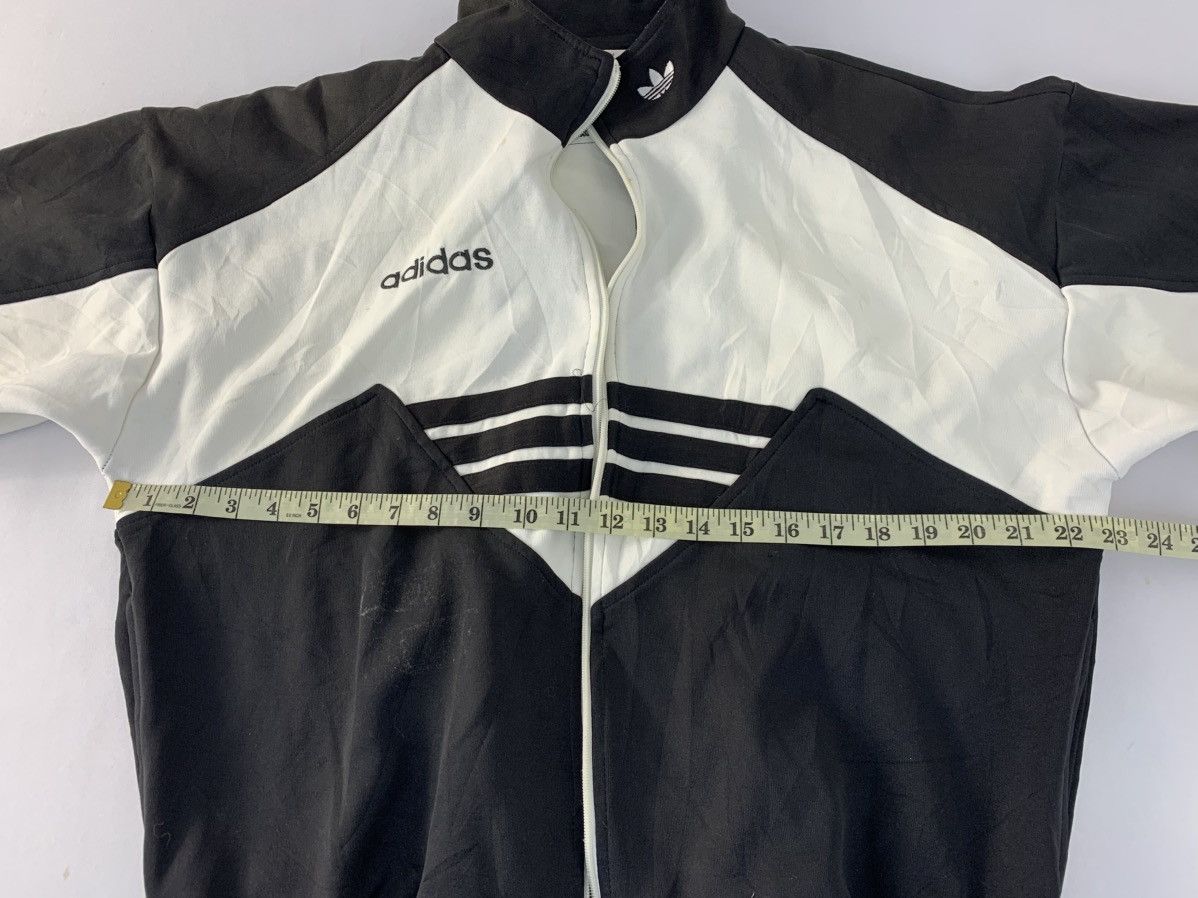 Adidas × Vintage 90s Adidas Trifoil Tricot Track Jacket Full Zip Colour Block Size US M / EU 48-50 / 2 - 9 Thumbnail