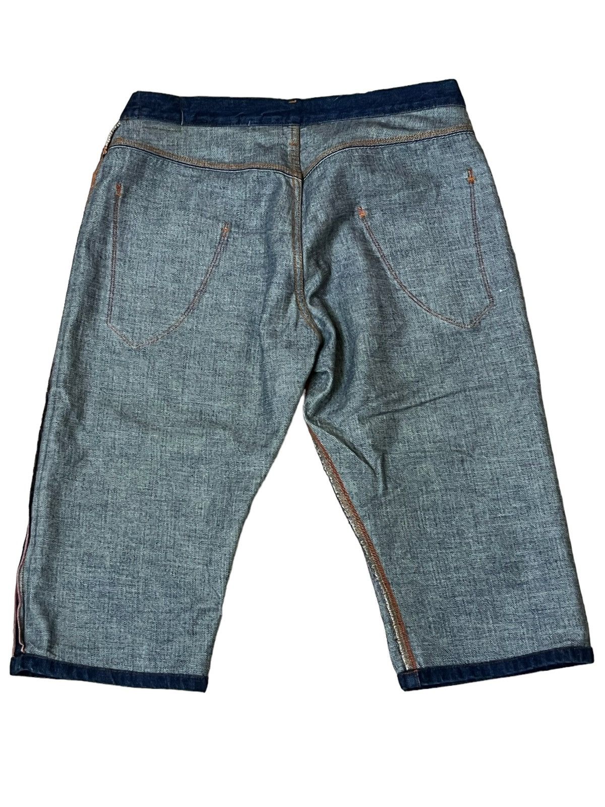 Japanese Brand NICE🔥KATOTOOL PROJECT BY HIROSHI KATO SELVEDGE SHORT JEANS Size US 32 / EU 48 - 4 Thumbnail