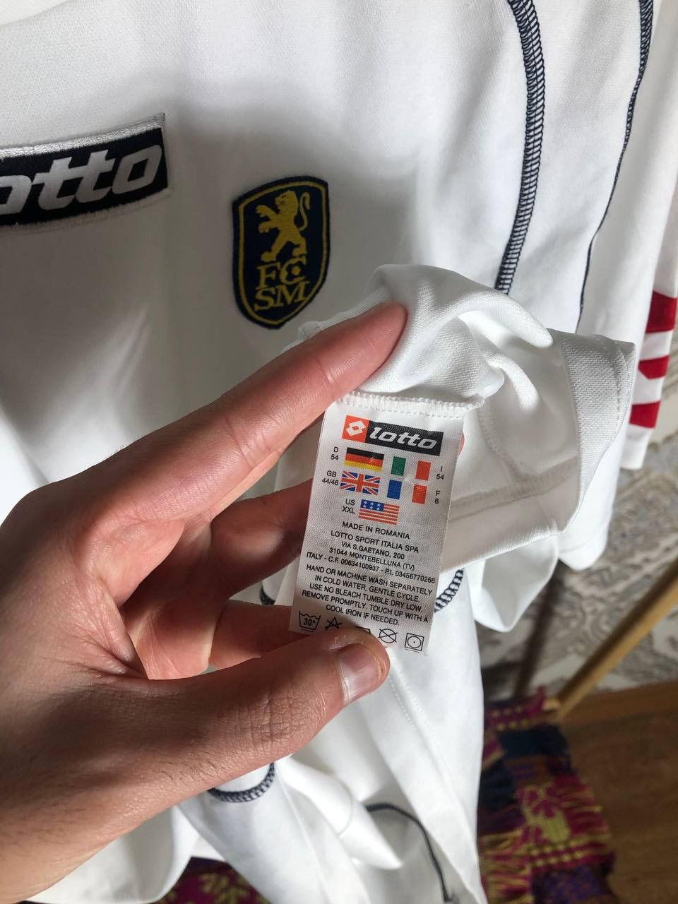 Lotto Sport VINTAGE LOTTO FC SOCHAUX FRANCE RETRO SOCCER JERSEY Y2K 90s Size US XXL / EU 58 / 5 - 5 Thumbnail