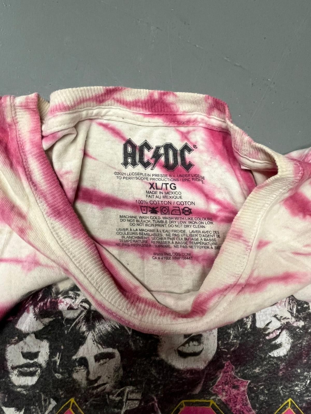 AC/DC AC/DC Tie-Dye T-Shirt - Highway to Hell Size US XL / EU 56 / 4 - 4 Thumbnail