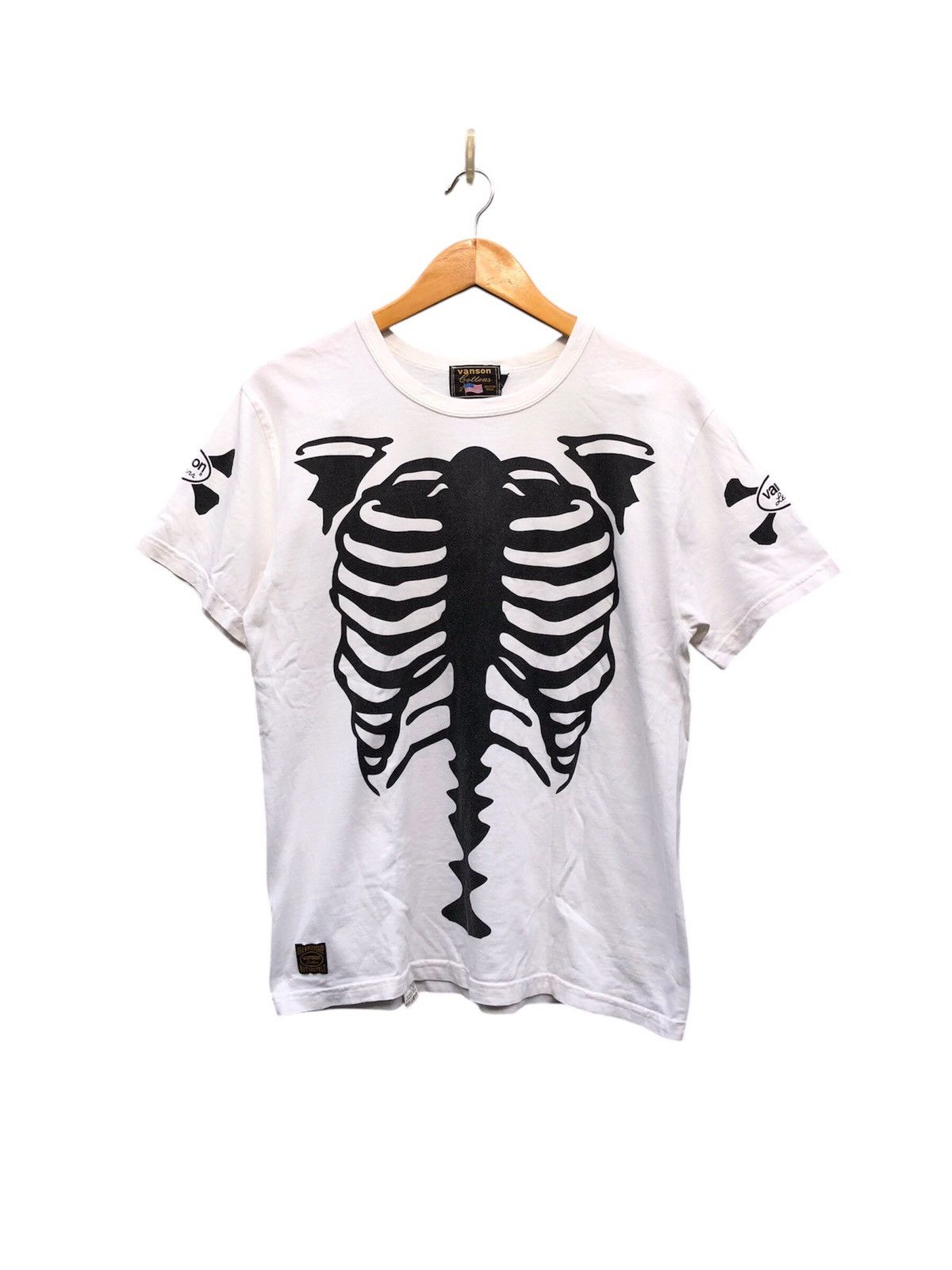 Vanson Leathers Vanson Leathers Skeleton Tee Size US M / EU 48-50 / 2 - 4 Thumbnail