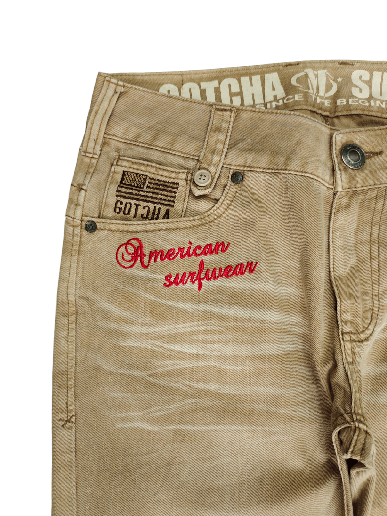 Hysteric Glamour Gotcha Patches Distress Faded Denim Pants Size US 32 / EU 48 - 4 Thumbnail