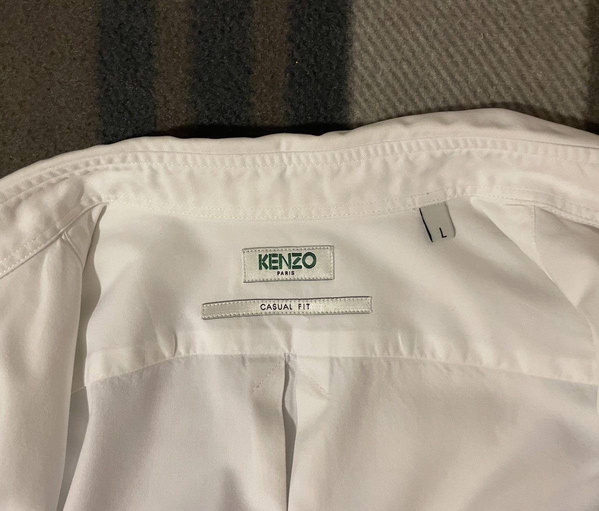 Kenzo Lion Logo Kenzo Shirt Size US L / EU 52-54 / 3 - 4 Thumbnail