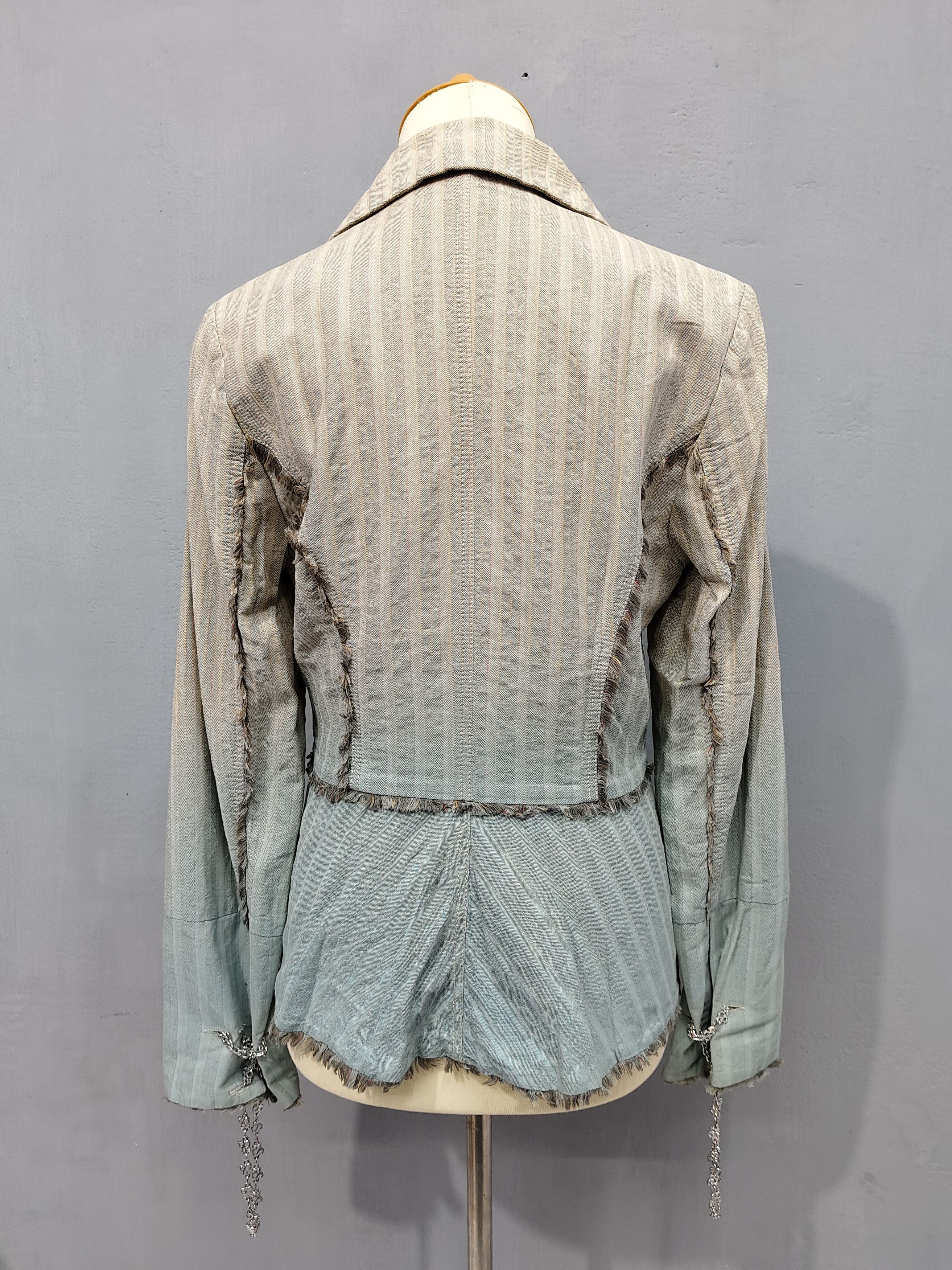 Other 90s Roberta Scarpa🇮🇹 Archive Raw Edge Decontructed Jacket Size M / US 6-8 / IT 42-44 - 4 Thumbnail