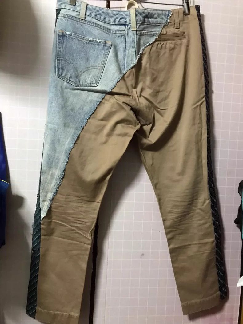 Greg Lauren Greg Lauren size 2 Army patchwork denim pants 2504-Nextarr Size US 28 / EU 44 - 2 Thumbnail