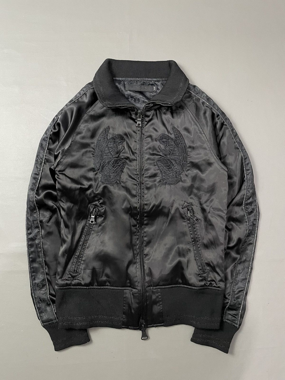 GOSTAR DE FUGA Jesus on the cross Embroiderd Gothic Track Jacket Fuga Japan Size S / US 4 / IT 40 - 5 Thumbnail