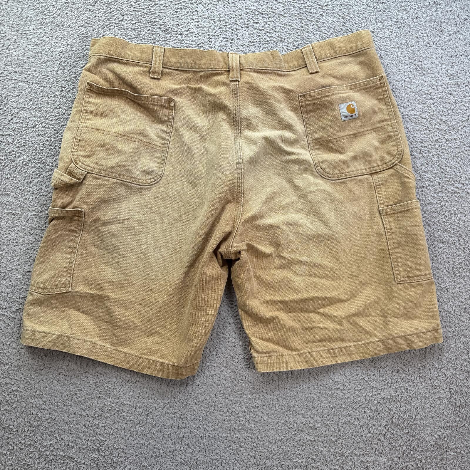Carhartt Carhartt Relaxed Fit Carpenter Shorts Mens 44 Tan Canvas Size US 44 / EU 60 - 2 Thumbnail