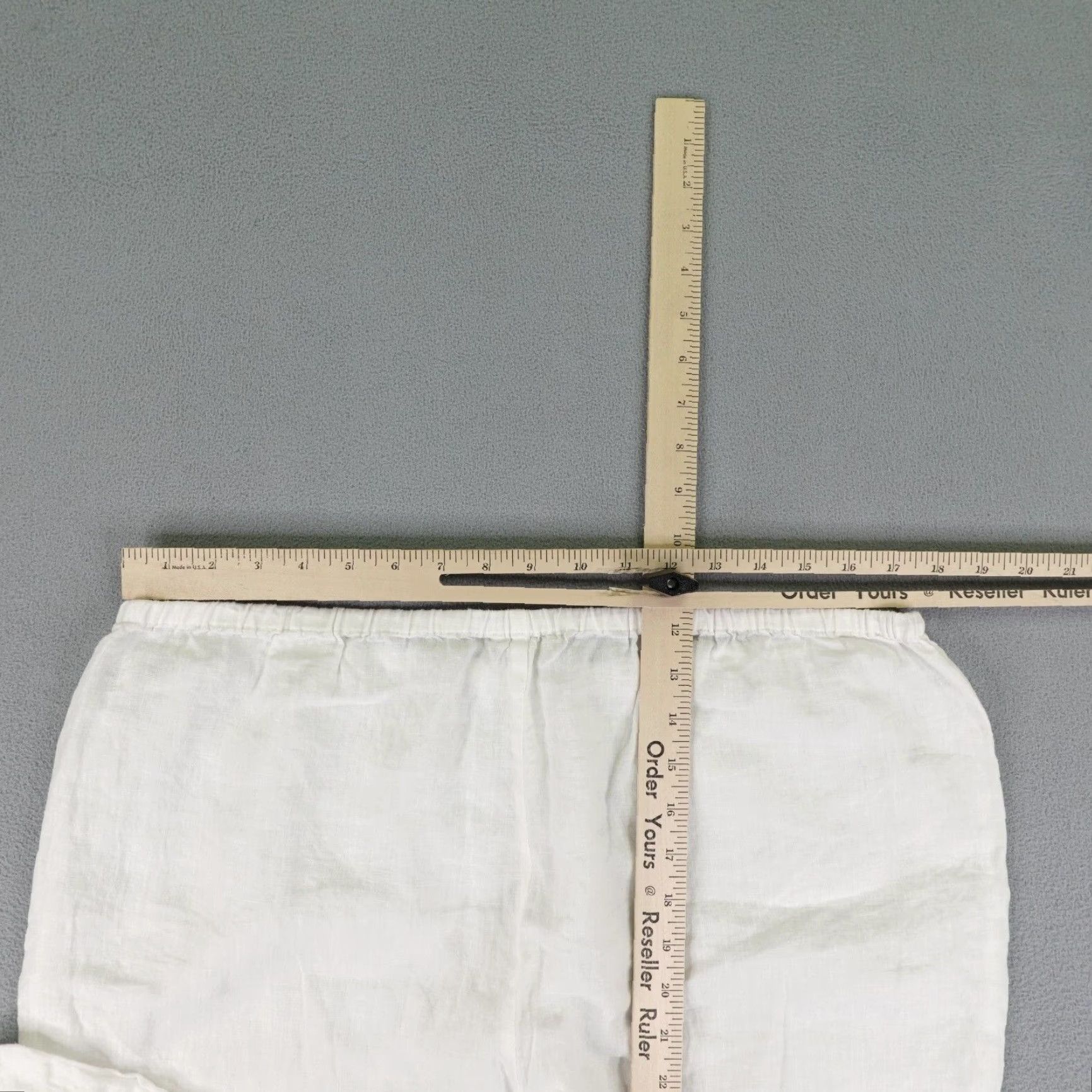 Eileen Fisher VINTAGE Eileen Fisher Pants Women Large White Linen Wide-Leg Cropped Bohemian Inseam 21in Regular Size 36" / US 14 / IT 50 - 7 Thumbnail