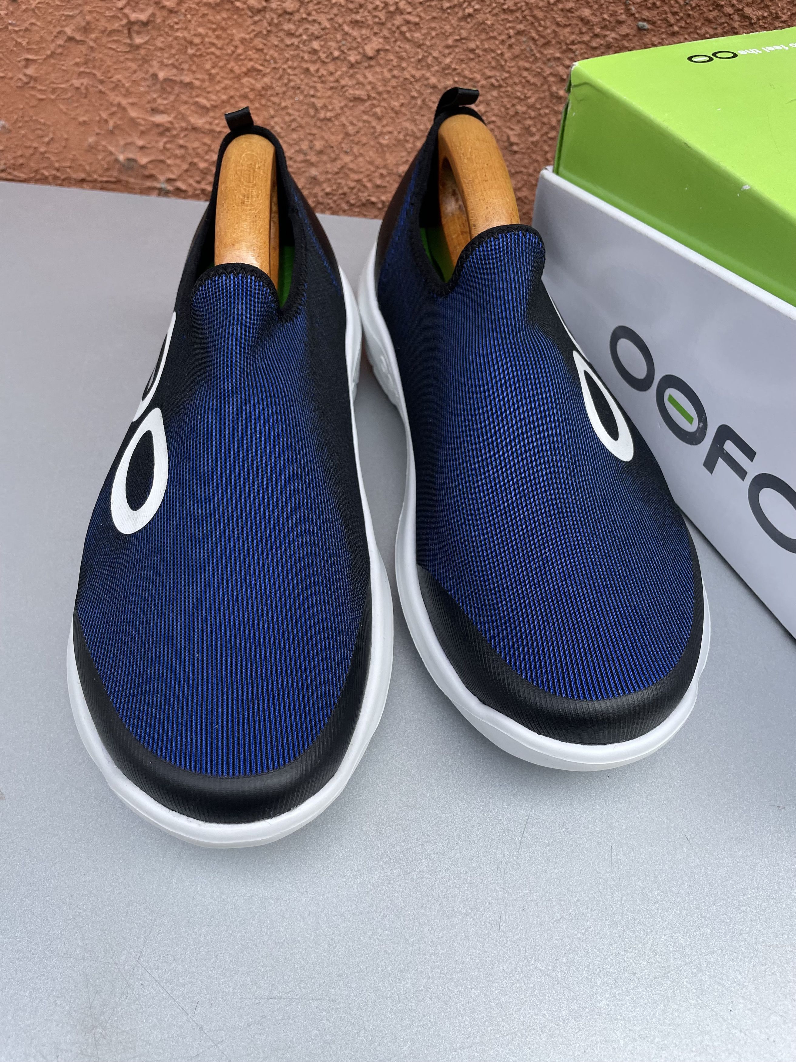 Other Rare Oofos OOmg sport low shoe blue Size US 12 / EU 45 - 4 Thumbnail