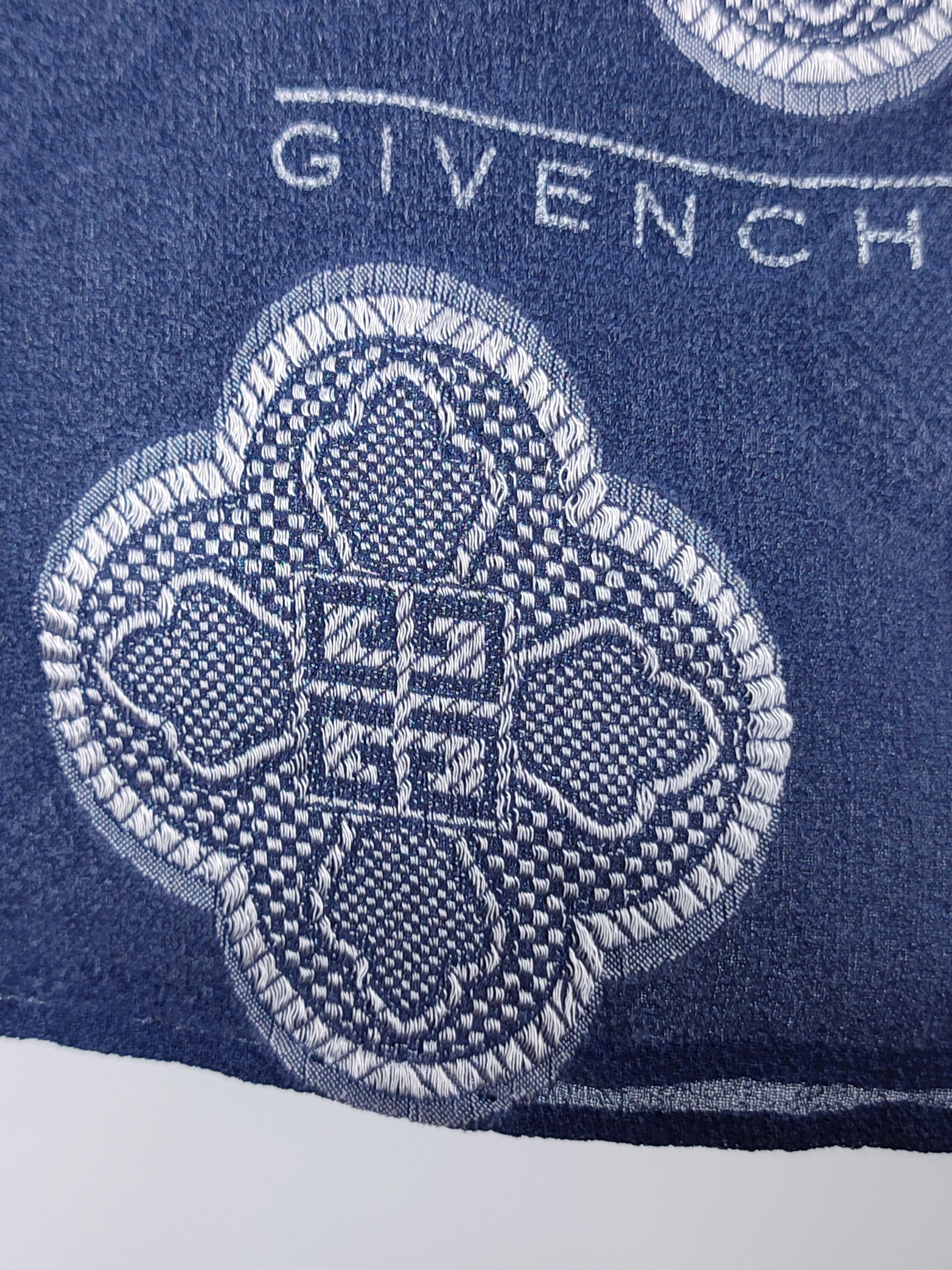 Givenchy Givenchy Logo 4G Monogram Silk Scarf Size ONE SIZE - 9 Thumbnail