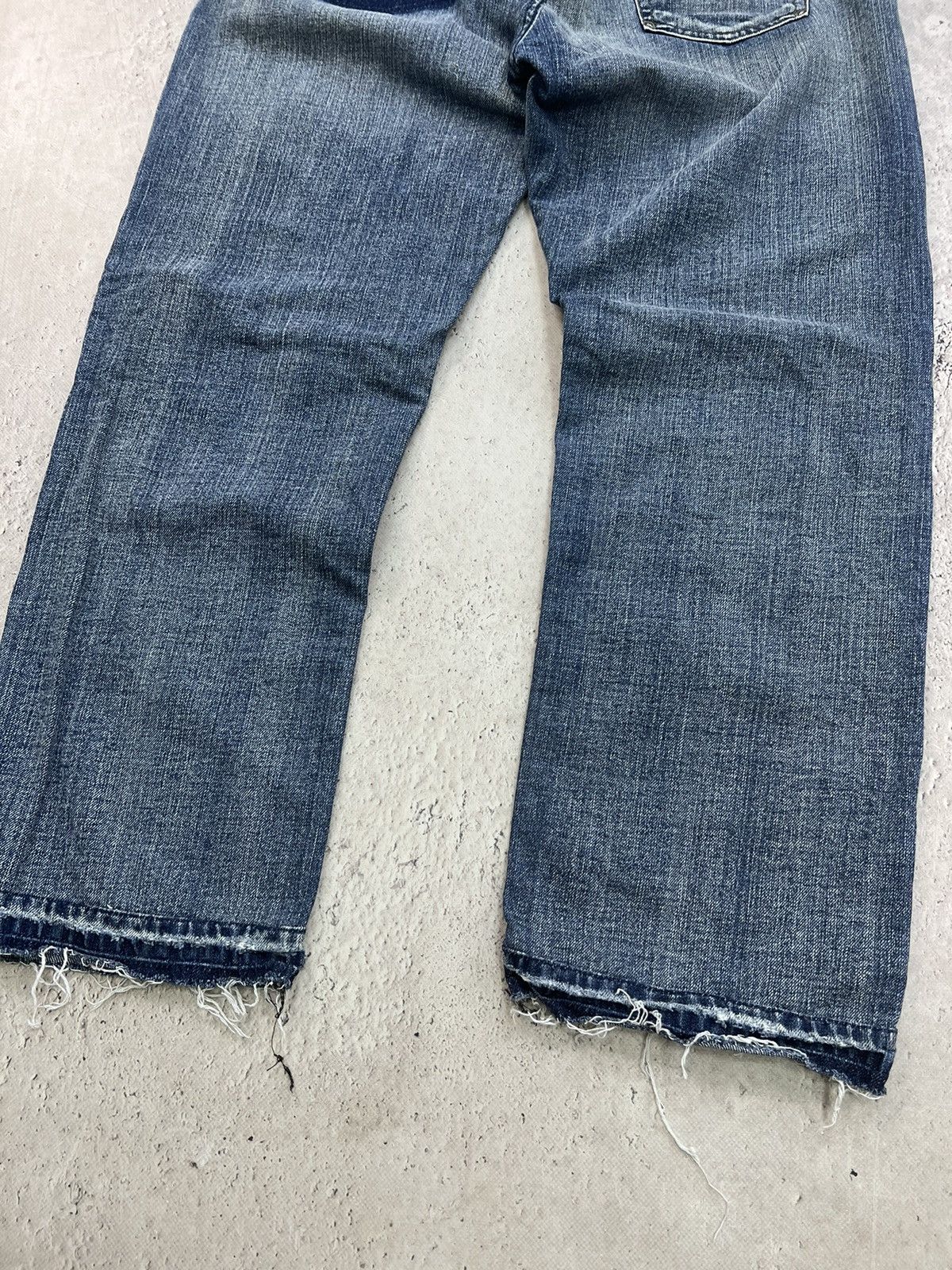 Emporio Armani Vintage Rick Owens Balenciaga Style Armani Jeans Washed 90s Size US 32 / EU 48 - 12 Thumbnail