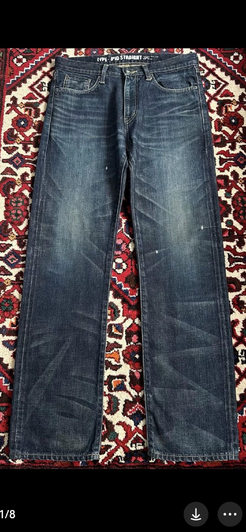 Neighborhood Neighborhood 11ex Washed Denim Jeans - dmc Size US 31 - 1 Thumbnail