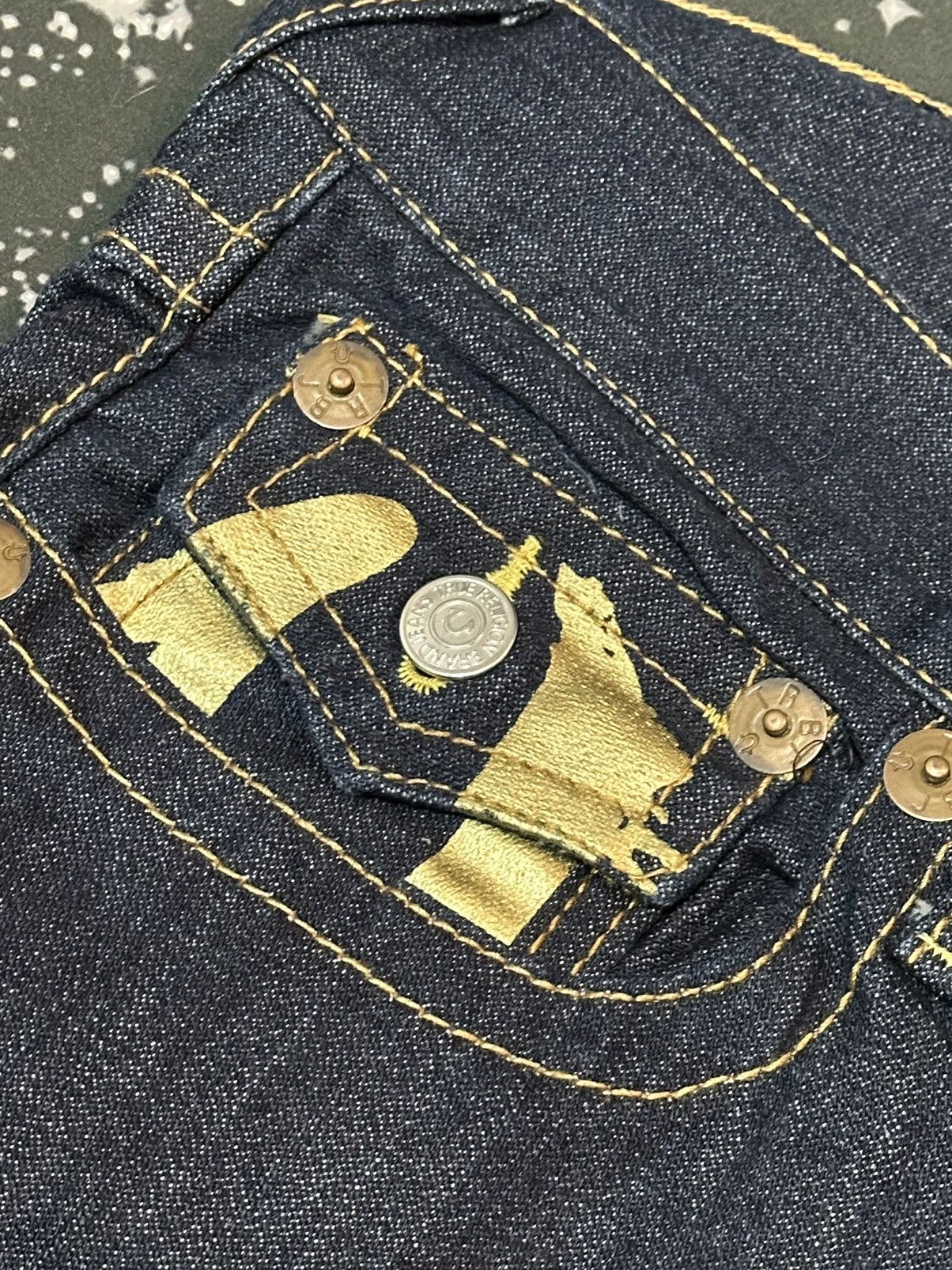 True Religion True Religion Horse Shoe Logo Flare Jeans Size US 34 / EU 50 - 8 Thumbnail
