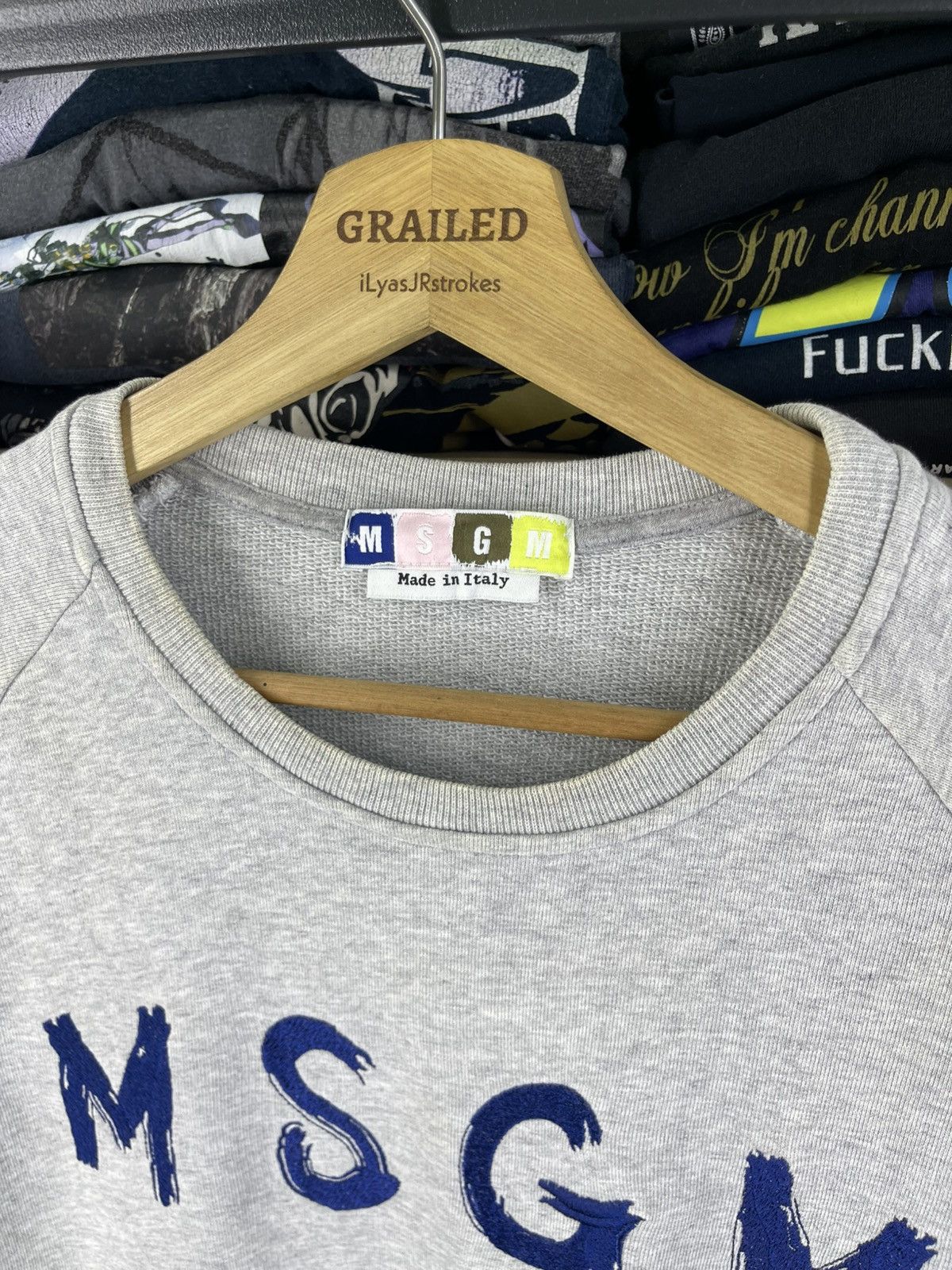 MSGM MSGM Milano Embroidered Logo Sweatshirt Size US M / EU 48-50 / 2 - 13 Thumbnail