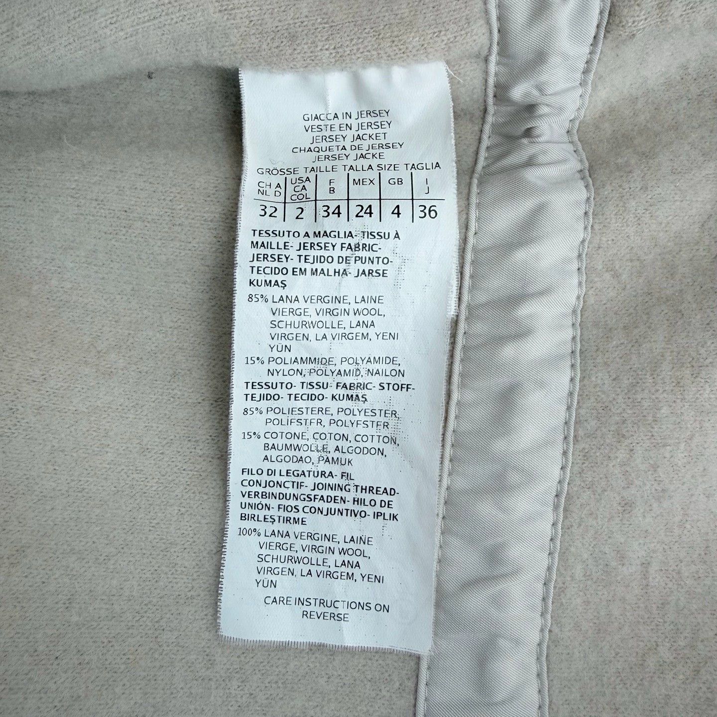 Maxmara Old Money Solid Hooded Jacket Size 36 in White, Women's (Size Xs) — image 5 of 5