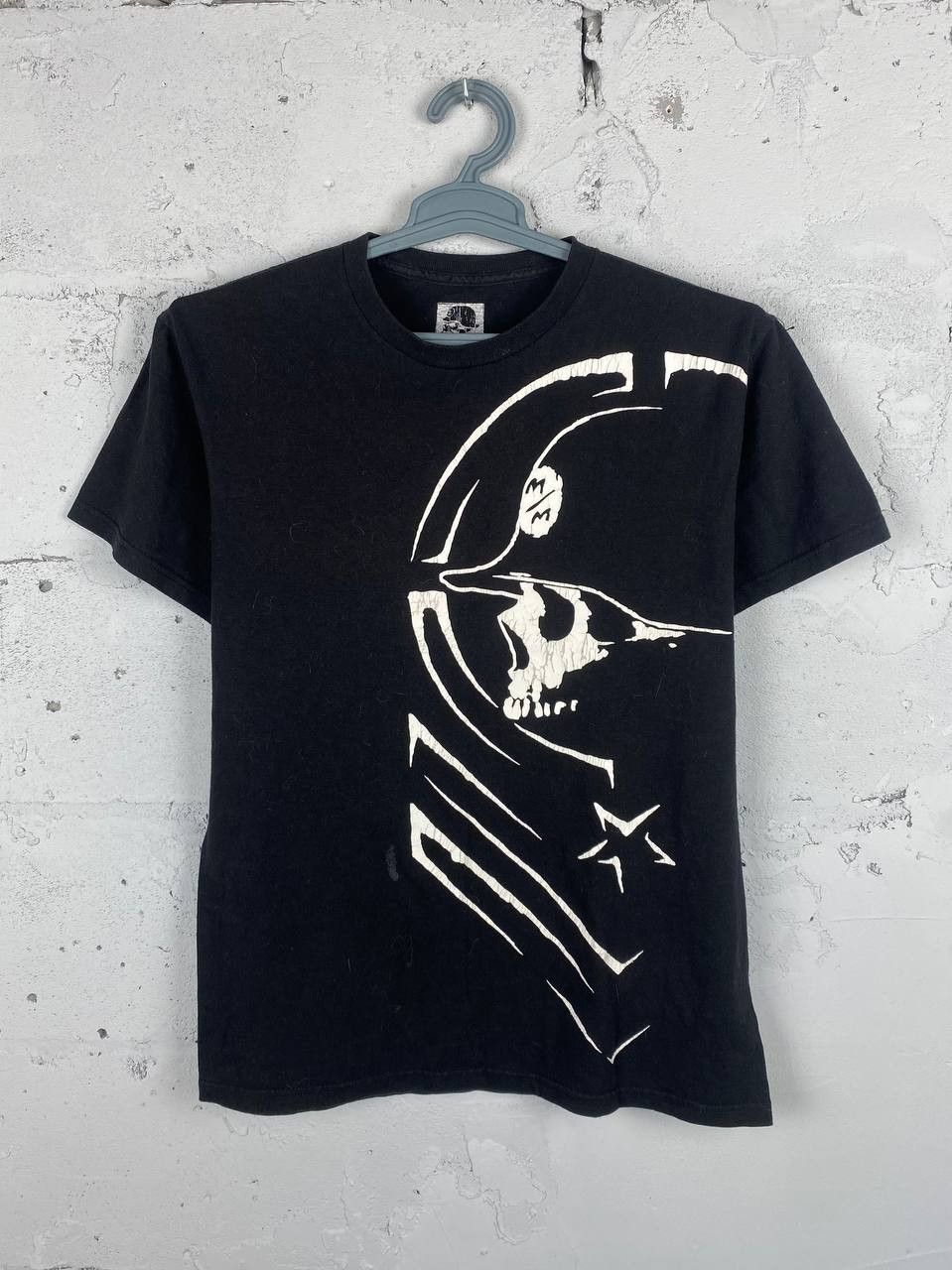 Band Tees × Metal Mulisha × Vintage Vintage Skull Metal Mulisha War Military T Shirt Size US M / EU 48-50 / 2 - 1 Thumbnail