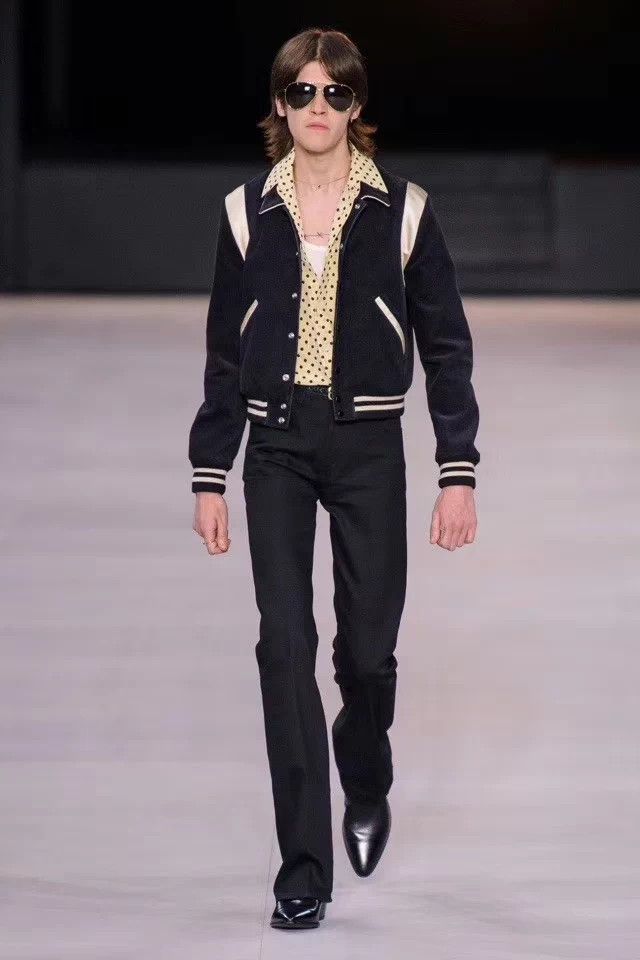 Celine Celine 20ss Hedi Slimane Corduroy Baseball Jkt Black Button Size US S / EU 44-46 / 1 - 3 Thumbnail