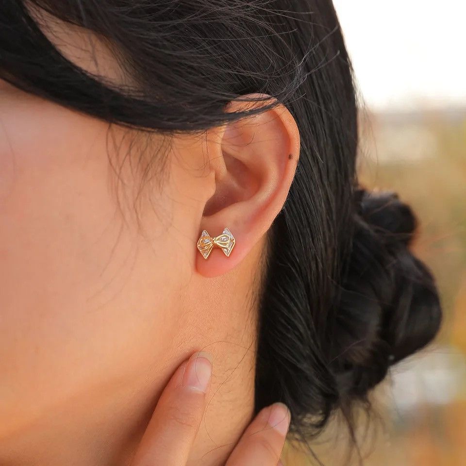 Other Cute Bow Knot Stud Earrings Size ONE SIZE - 3 Thumbnail