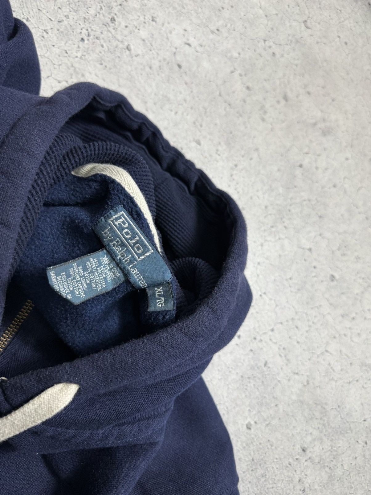 Polo Ralph Lauren × Ralph Lauren × Vintage Polo Ralph Lauren Zip Hoodie Hype Old Money Y2K Vintage Size US XL / EU 56 / 4 - 7 Thumbnail