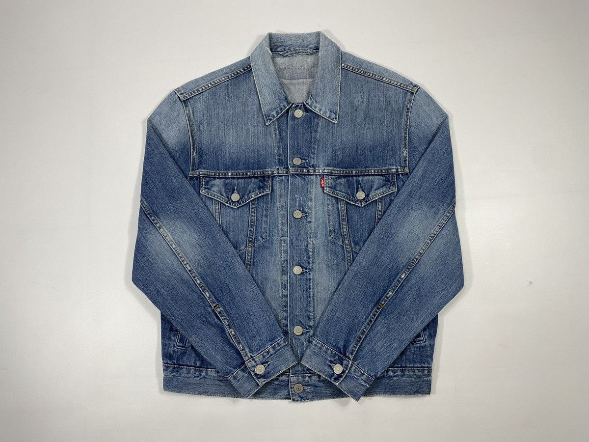 Levi's 🔥LASTDROP🔥 Levis Distressed Style Denim Jeans Trucker Jacket Size US L / EU 52-54 / 3 - 15 Thumbnail