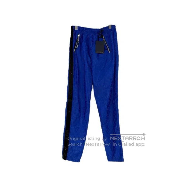 Louis Vuitton Louis Vuitton Royal blue dark stripe full logo drawstring Size US 36 / EU 52 - 1 Thumbnail