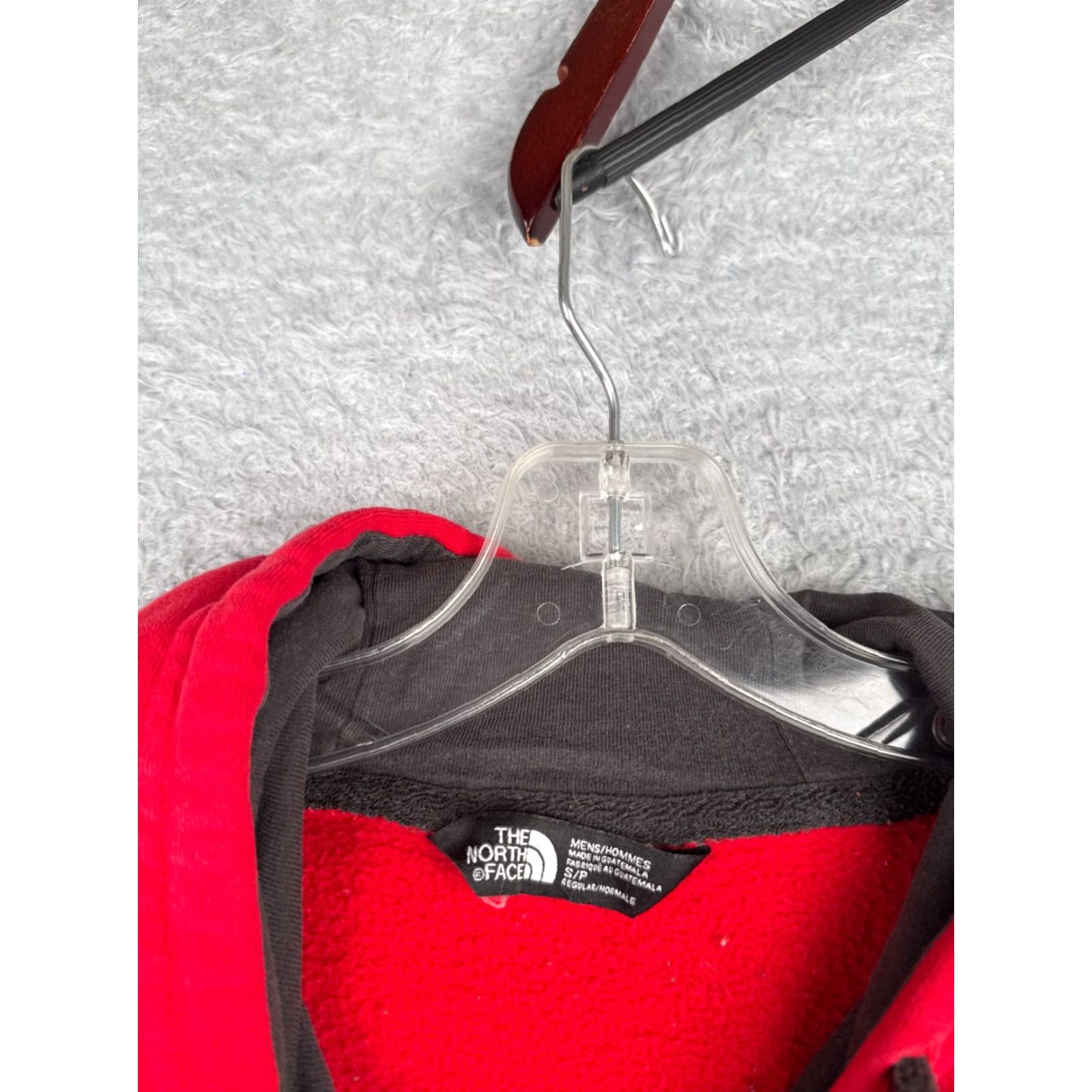 The North Face The North Face Hoodie Men Small Red Pullover Pocket Cotton Blend Size US S / EU 44-46 / 1 - 6 Thumbnail