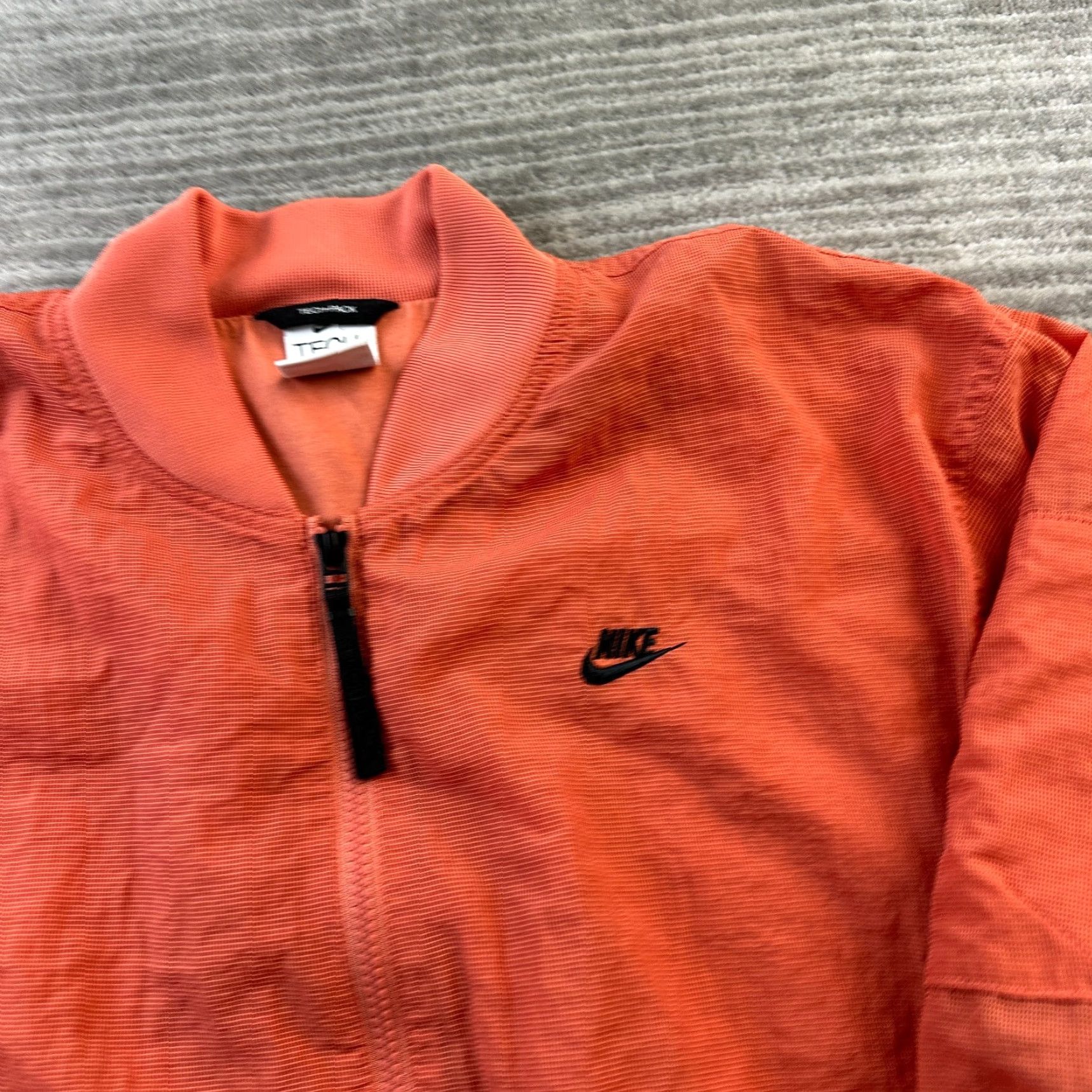 Nike Nike Jacket Mens M Orange Full Zip Bomber Tech Pack Size US M / EU 48-50 / 2 - 4 Thumbnail