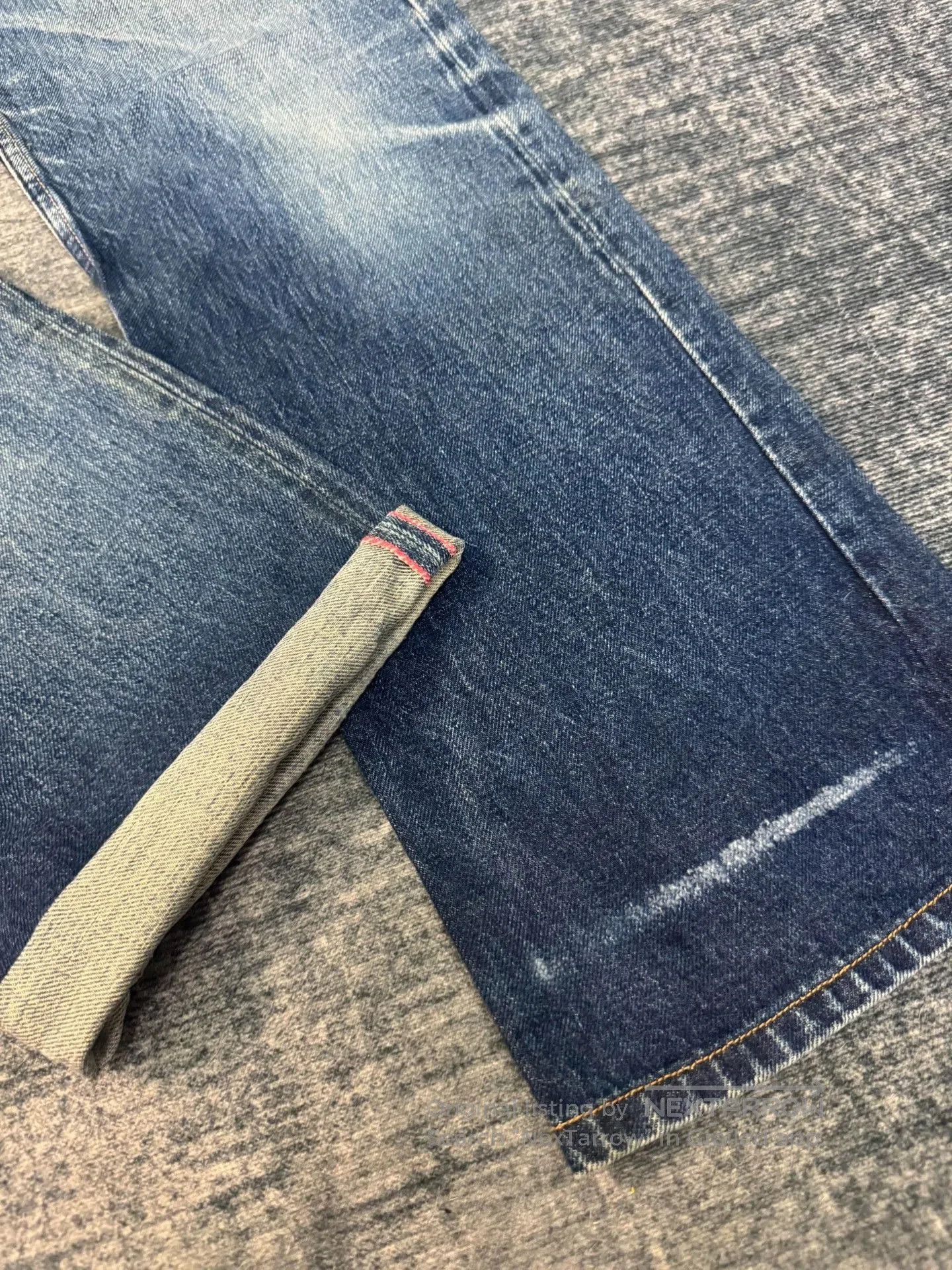 Vintage Vintage HRAMCHM 2000s Washed Blue Jeans. Size US 33 - 4 Thumbnail