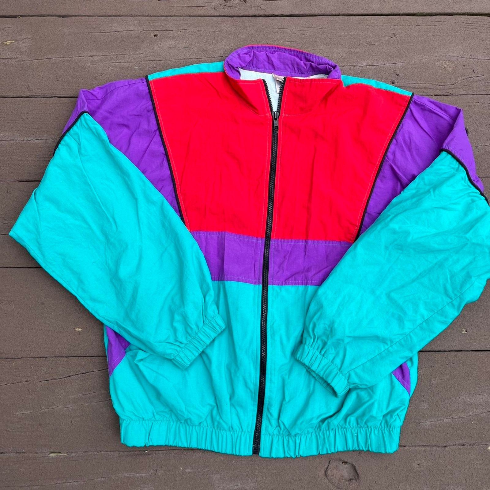 Other Vintage retro nylon zipup jacket Size US M / EU 48-50 / 2 - 1 Thumbnail