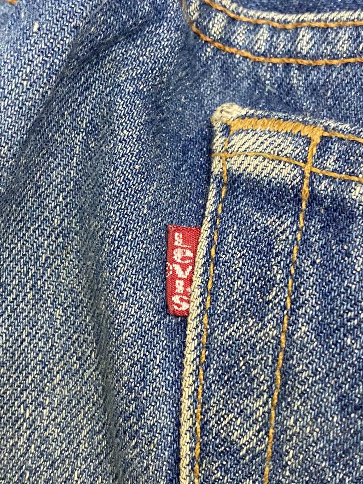 Levi's Vintage 90s Levis 501 XX Button Fly 552 Distressed Blue Jean Size US 34 / EU 50 - 20 Thumbnail