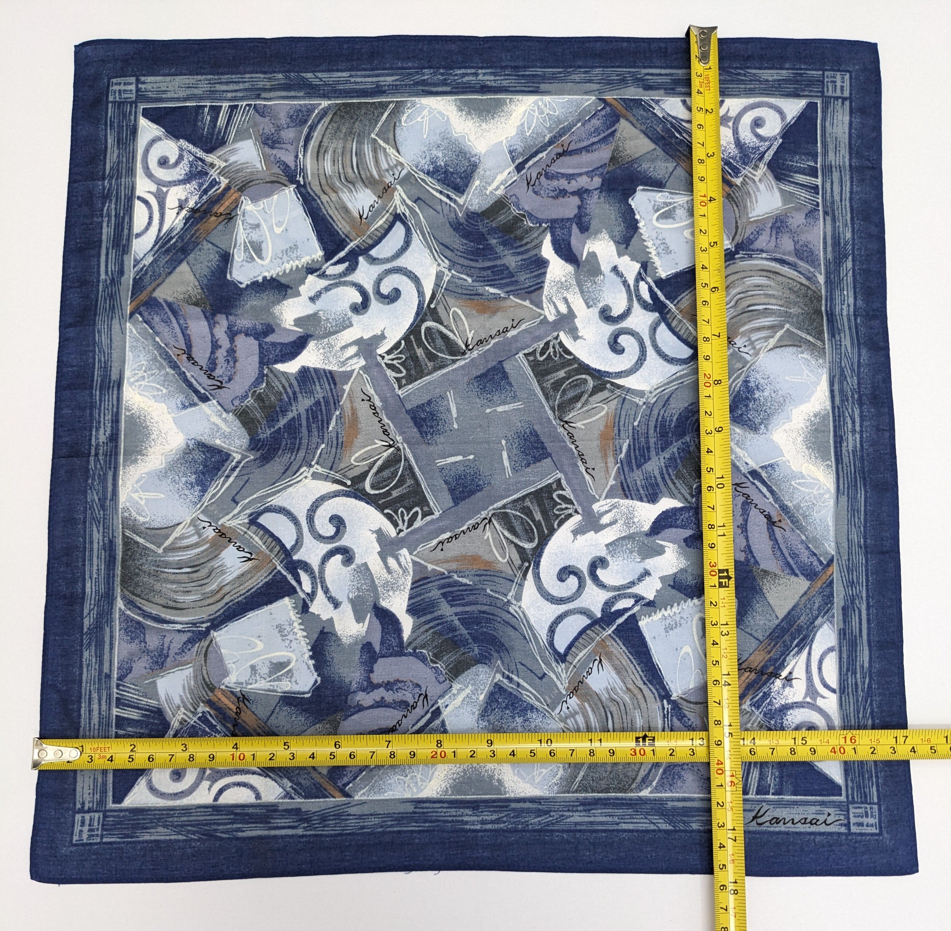 Kansai Yamamoto Kansai Yamamoto Handkerchief Abstract Graphic Size ONE SIZE - 4 Thumbnail